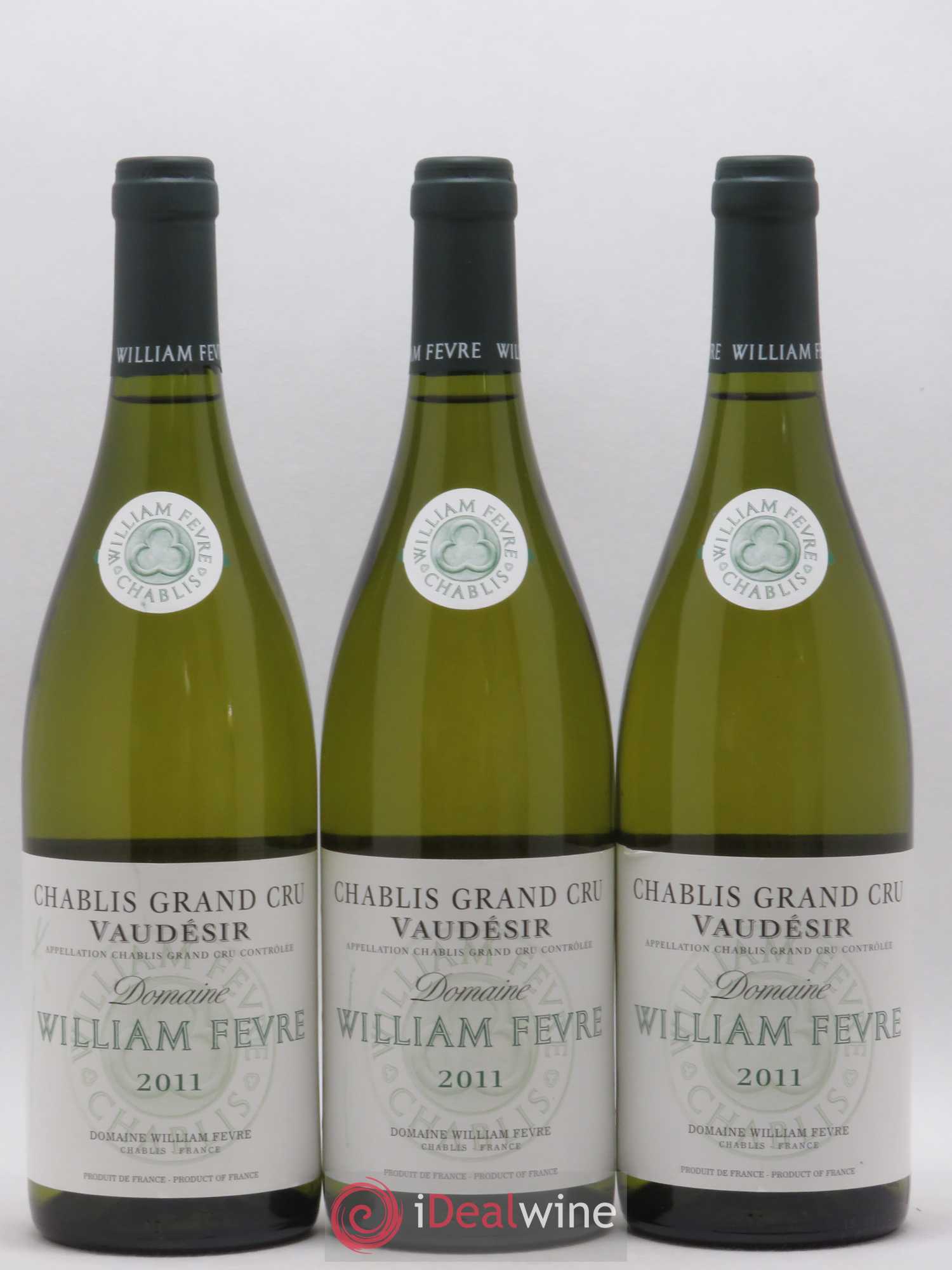 Chablis Grand Cru Vaudésir William Fèvre 2011 - Lot de 3 bouteilles - 0