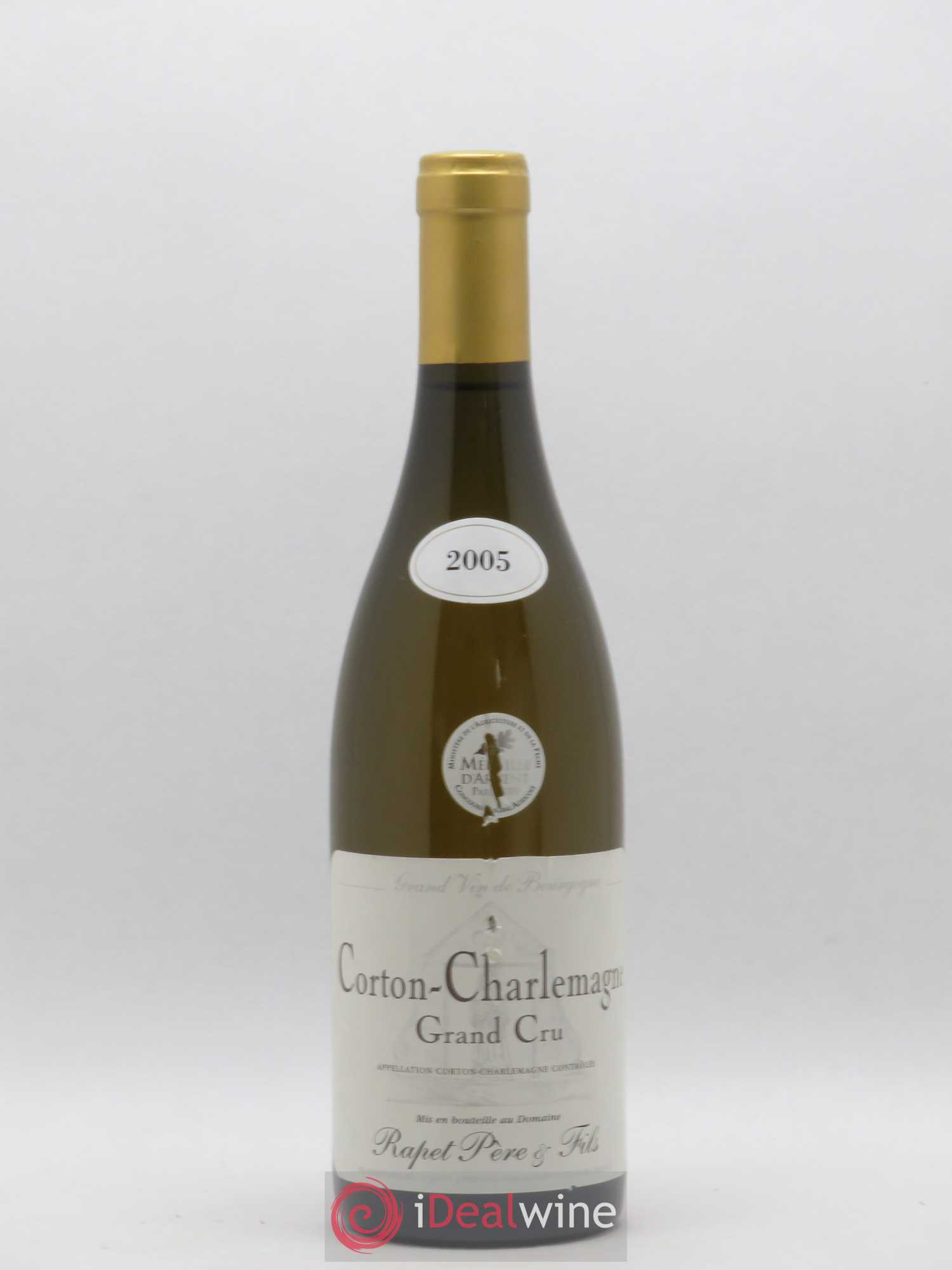 Corton-Charlemagne Grand Cru Rapet Père & Fils 2005 - Lot de 1 bouteille - 0