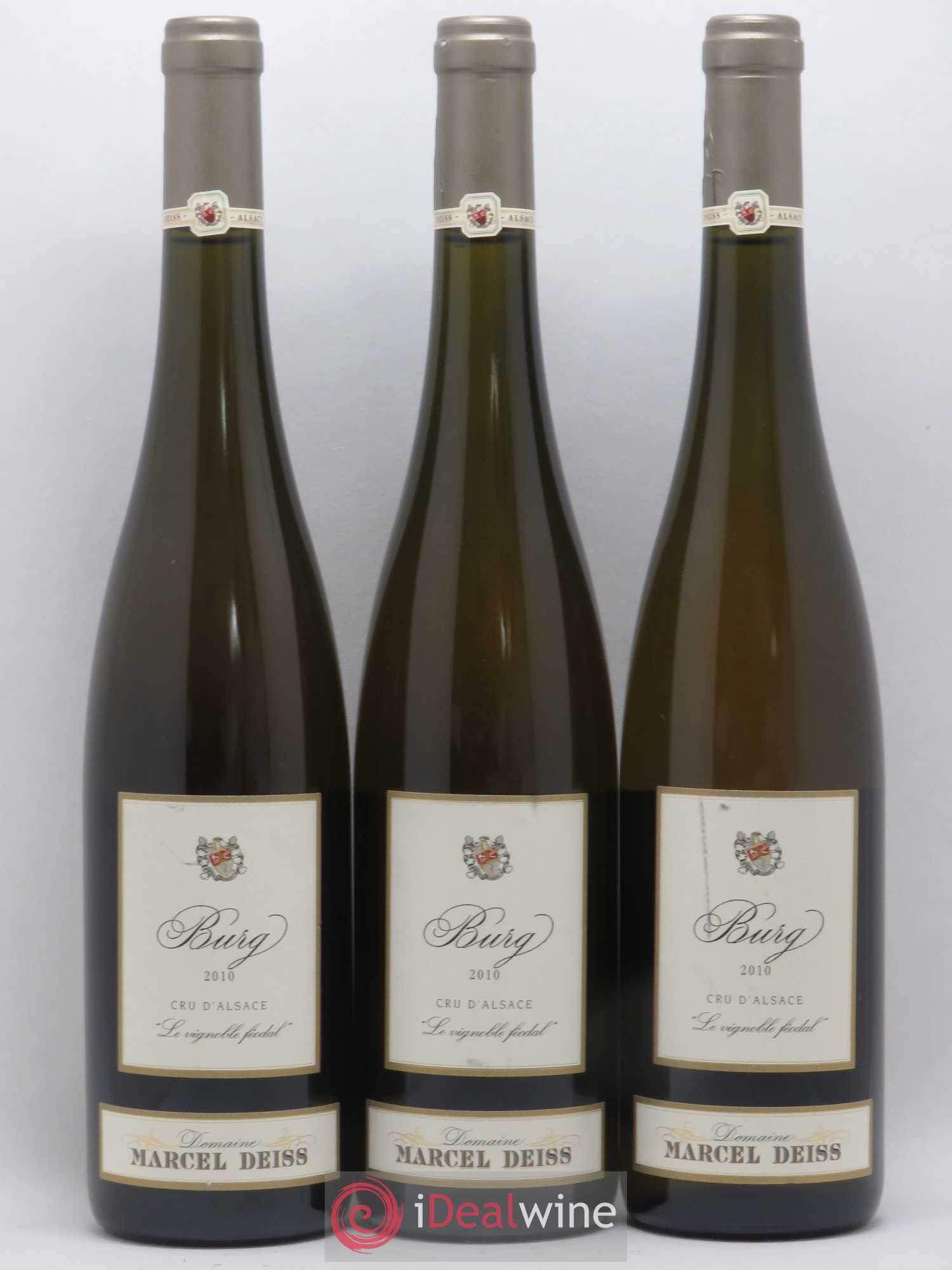 Alsace Burg Marcel Deiss (Domaine) 2010 - Lot de 3 bouteilles - 0