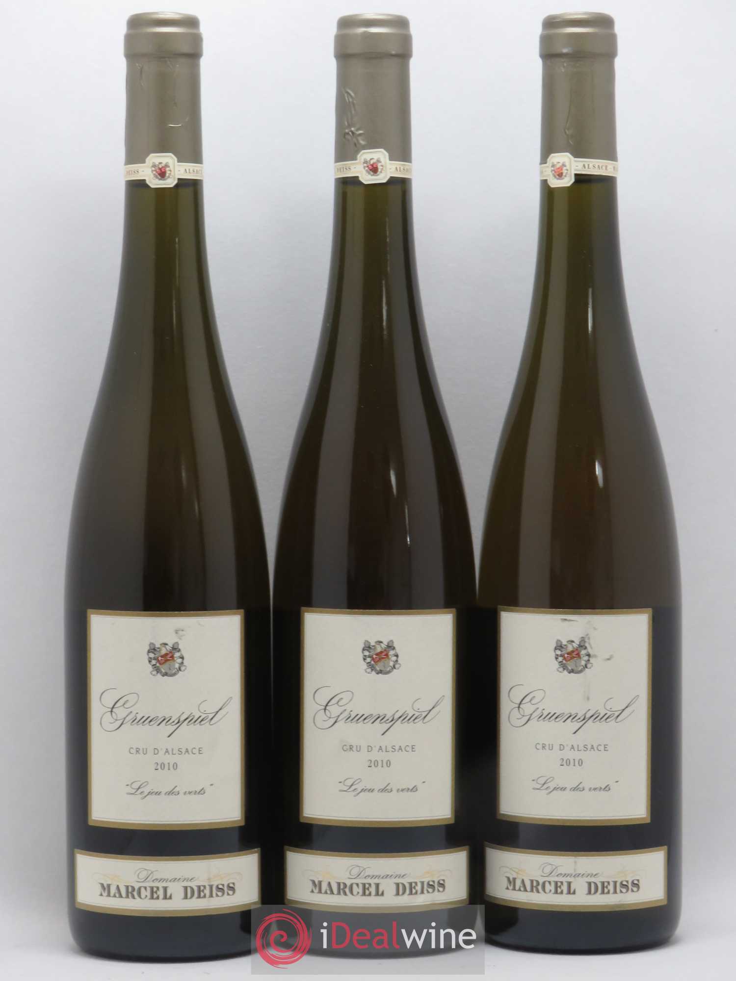 Alsace Gruenspiel Marcel Deiss (Domaine) 2010 - Lot de 3 bouteilles - 0