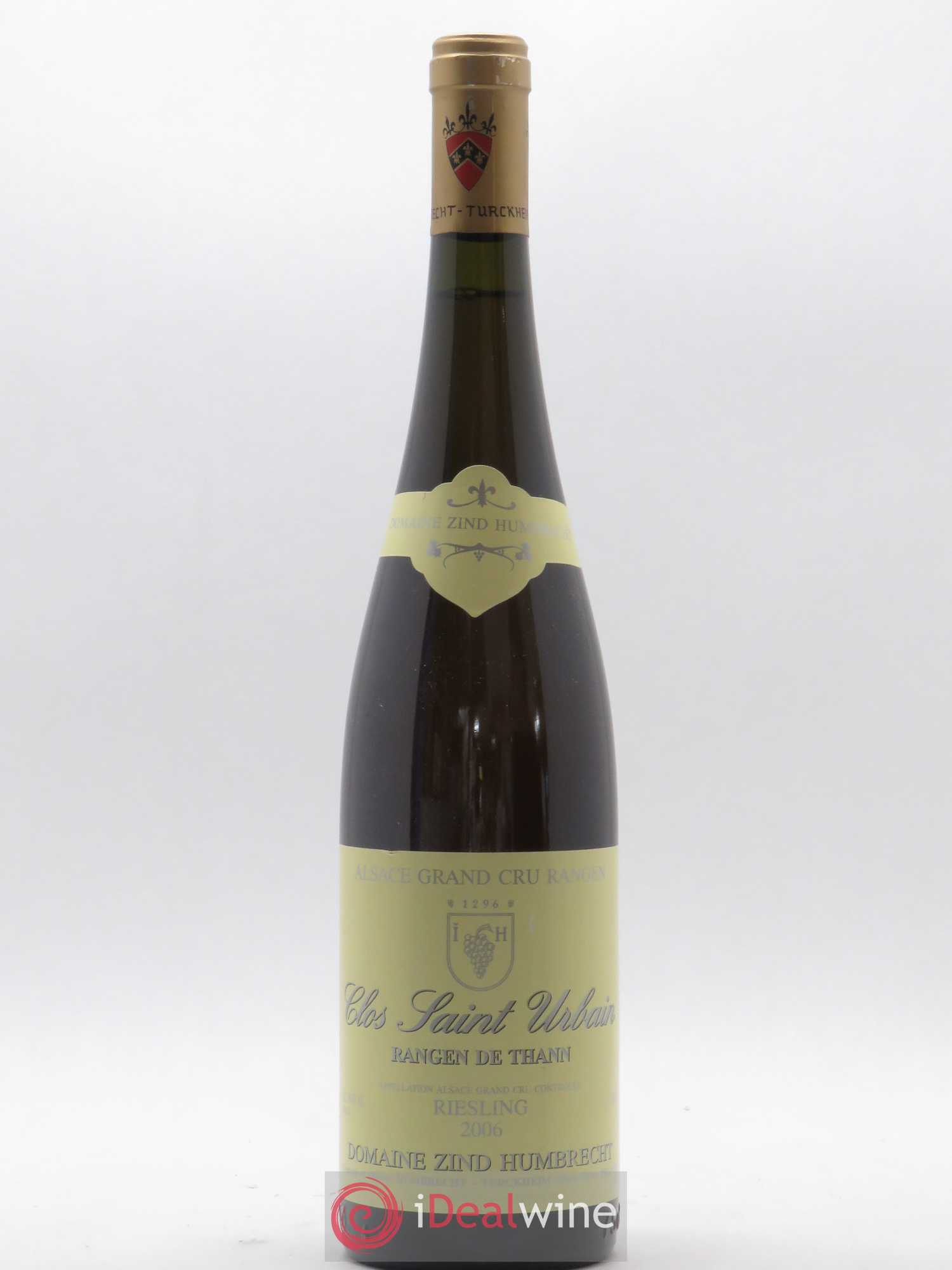 Alsace Riesling Grand Cru Rangen de Thann Clos Saint Urbain Zind-Humbrecht (Domaine) 2006 - Lot de 1 bouteille - 0