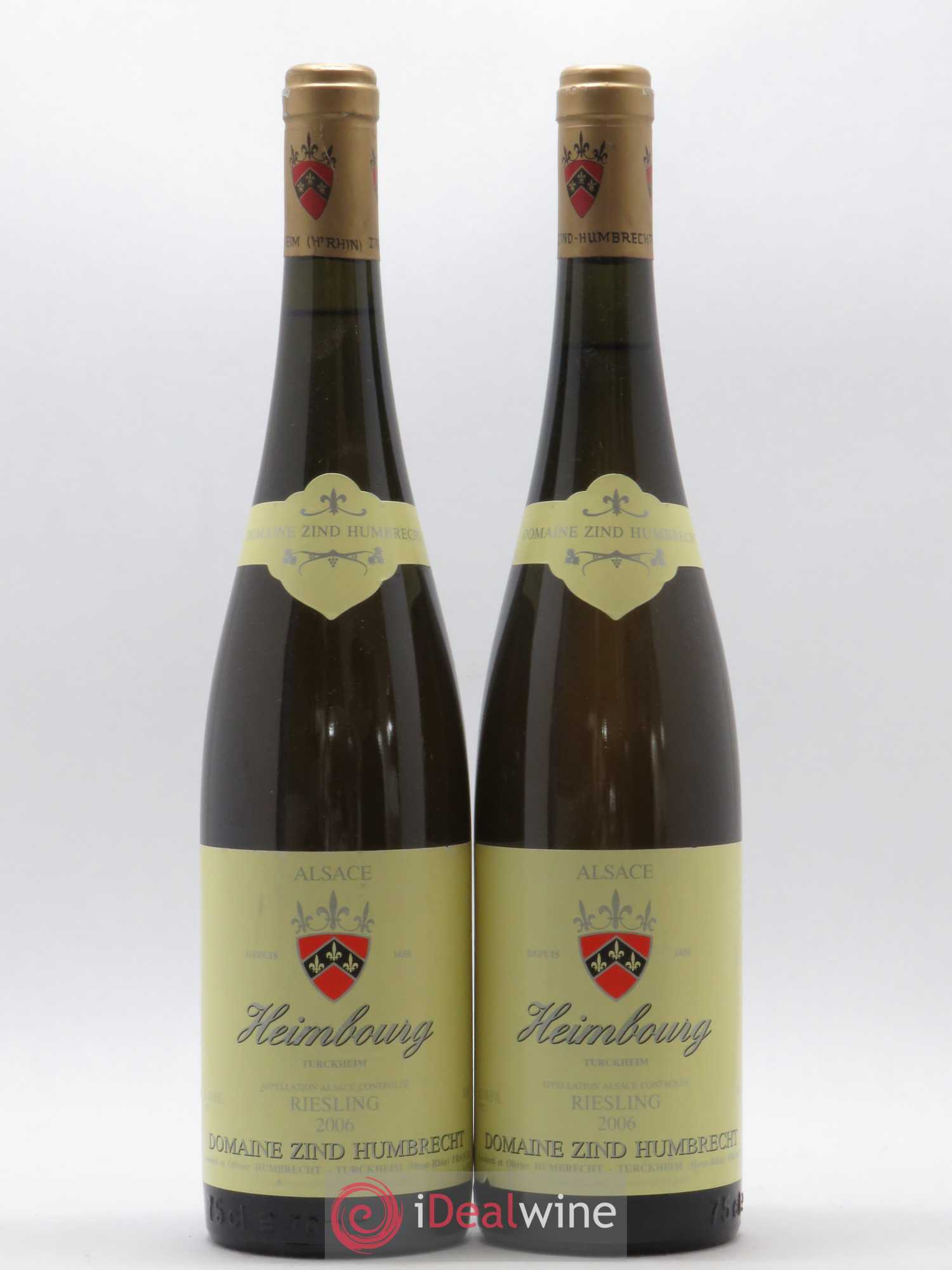 Alsace Riesling Heimbourg Domaine Zind-Humbrecht 2006 - Posten von 2 Flaschen - 0