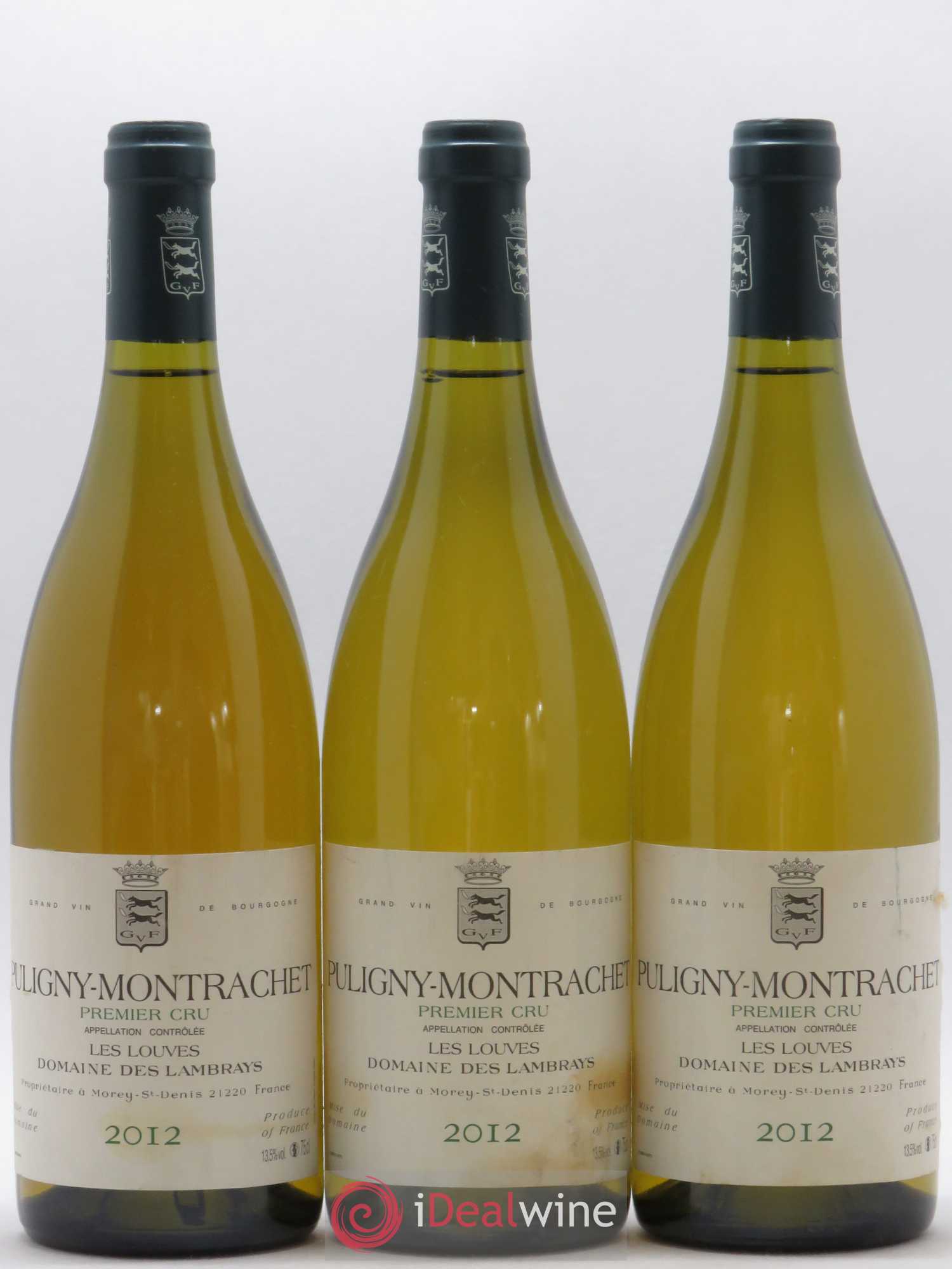 Puligny-Montrachet 1er Cru Les Louves Domaine Des Lambrays 2012 - Posten von 3 Flaschen - 0