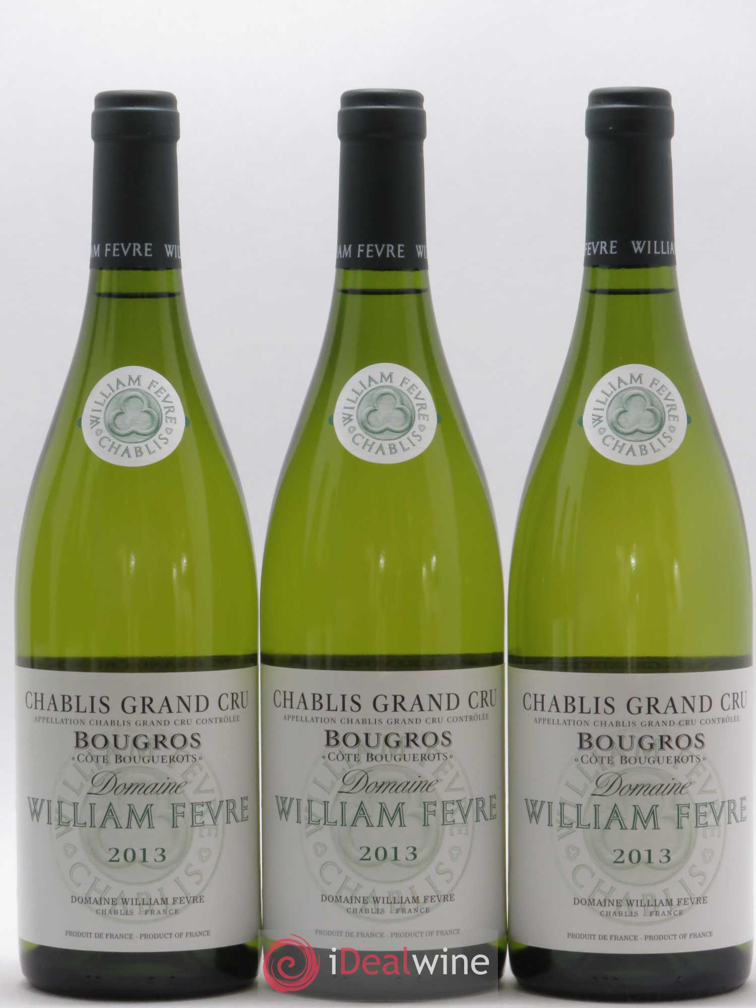 Chablis Grand Cru Bougros Côte Bouguerots William Fèvre 2013 - Lot de 6 bouteilles - 1
