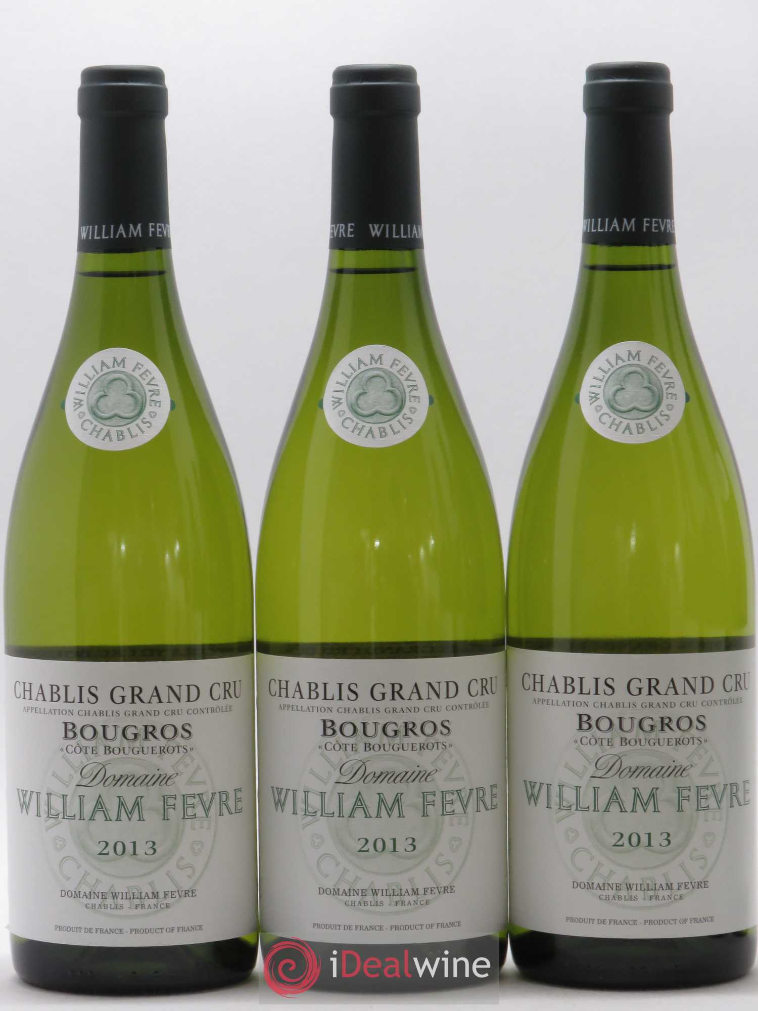 Chablis Grand Cru Bougros Côte Bouguerots William Fèvre 2013 - Lot de 6 bouteilles - 2