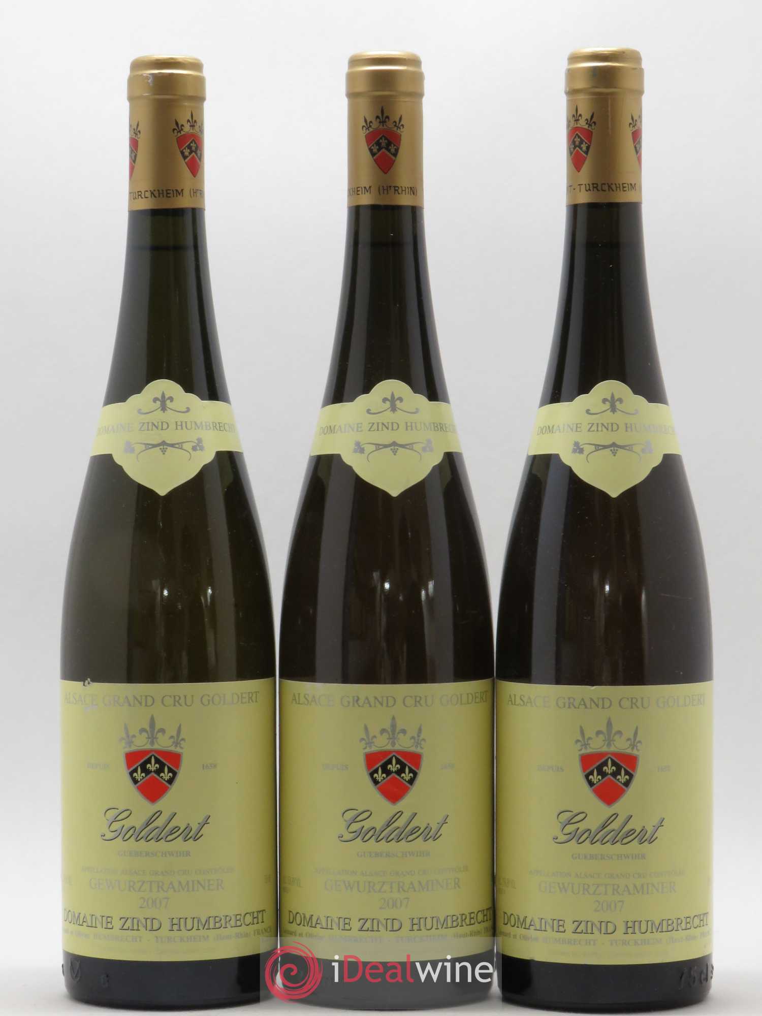 Gewurztraminer Grand Cru Goldert Domaine Zind Humbrecht 2007 - Lotto di 3 bottiglie - 0