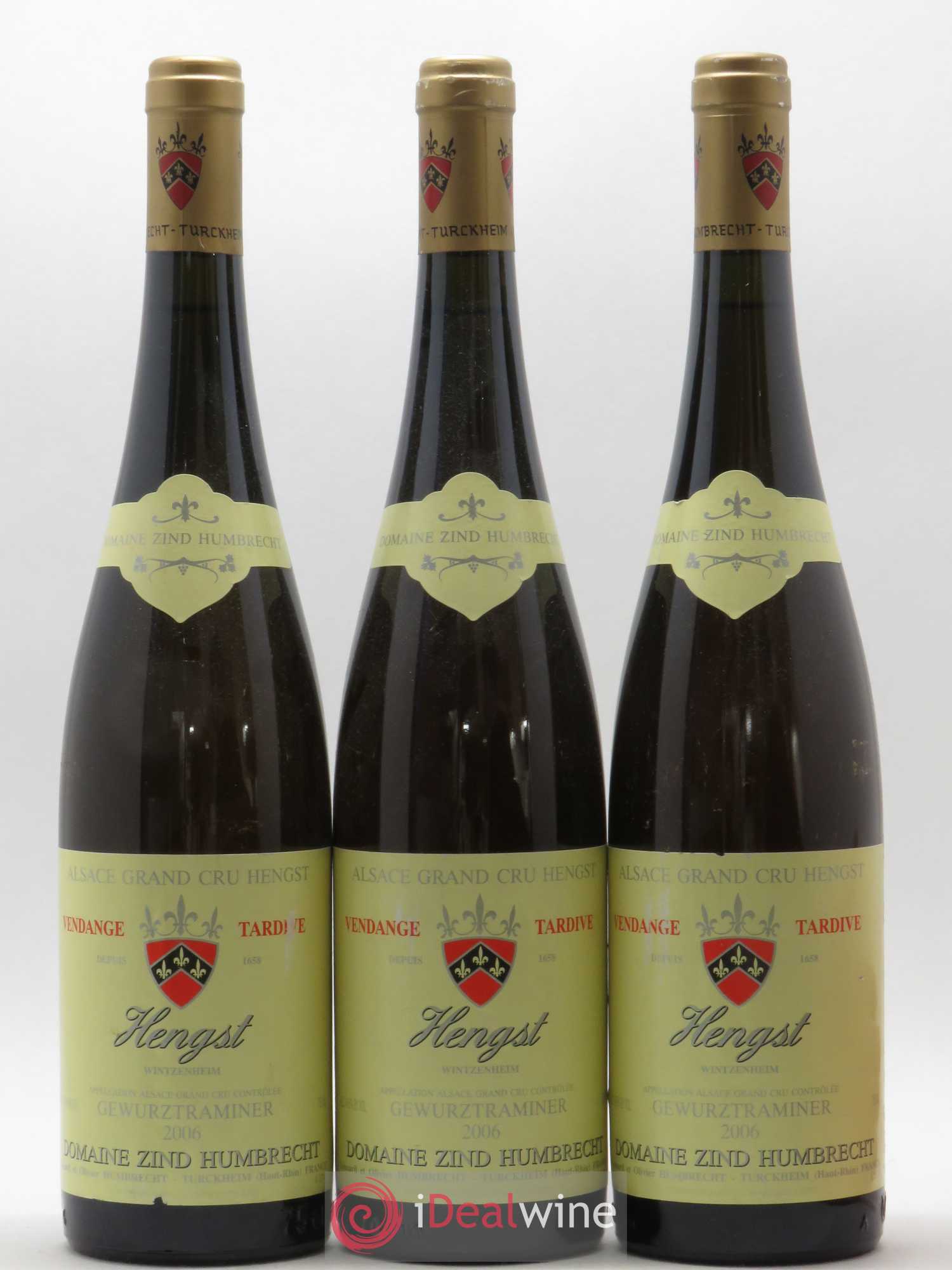 Gewurztraminer Vendanges Tardives Grand Cru Hengst Domaine Zind Humbrecht 2006 - Lotto di 3 bottiglie - 0