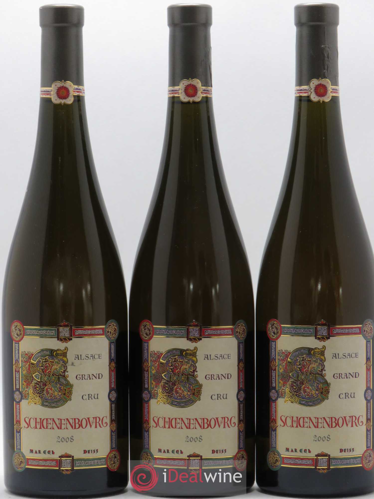 Alsace Grand Cru Schoenenbourg Marcel Deiss (Domaine) 2008 - Lot de 3 bouteilles - 0
