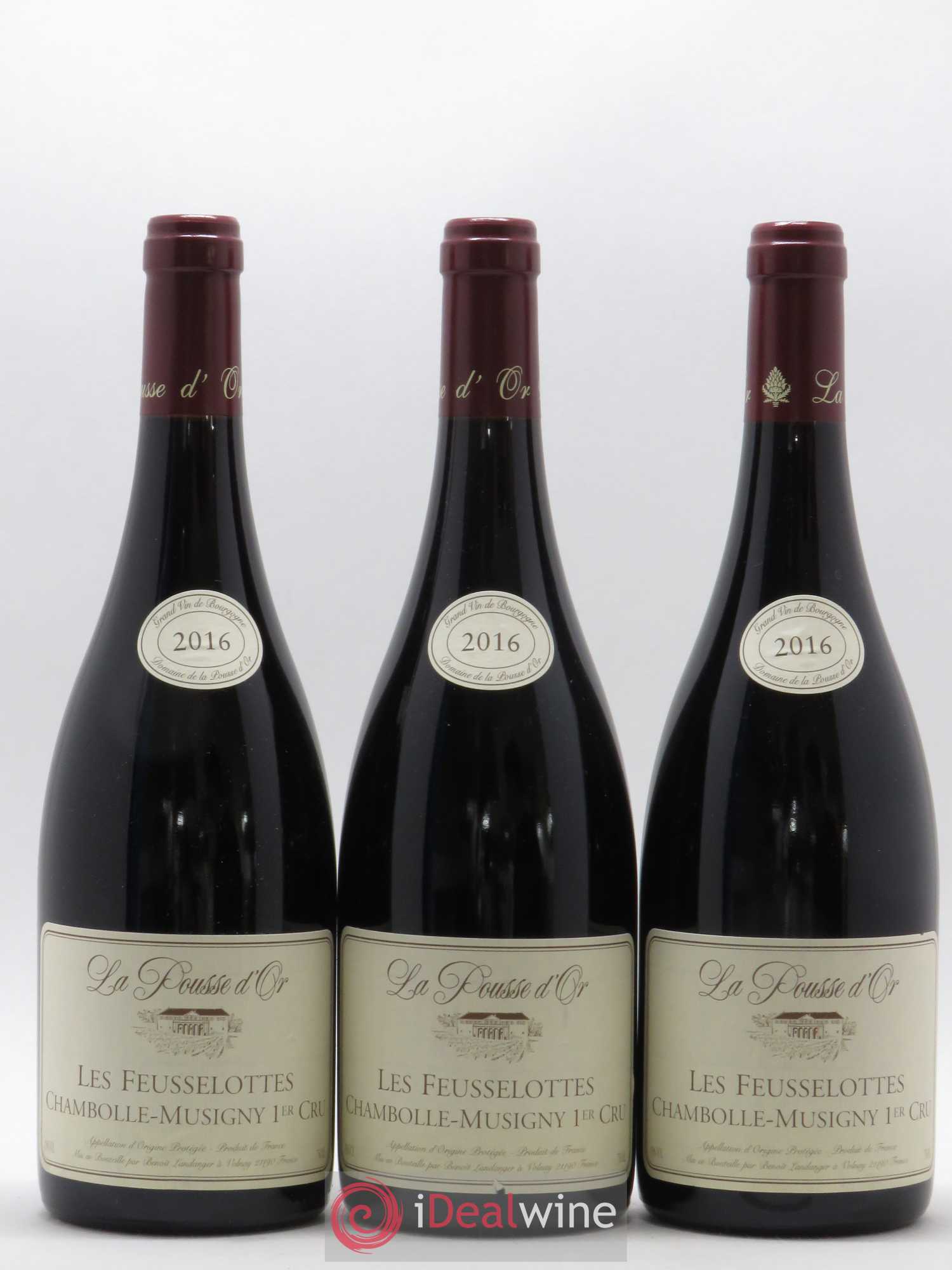 Chambolle-Musigny 1er Cru Les Feusselottes La Pousse d'Or (Domaine de) 2016 - Lot de 3 bouteilles - 0