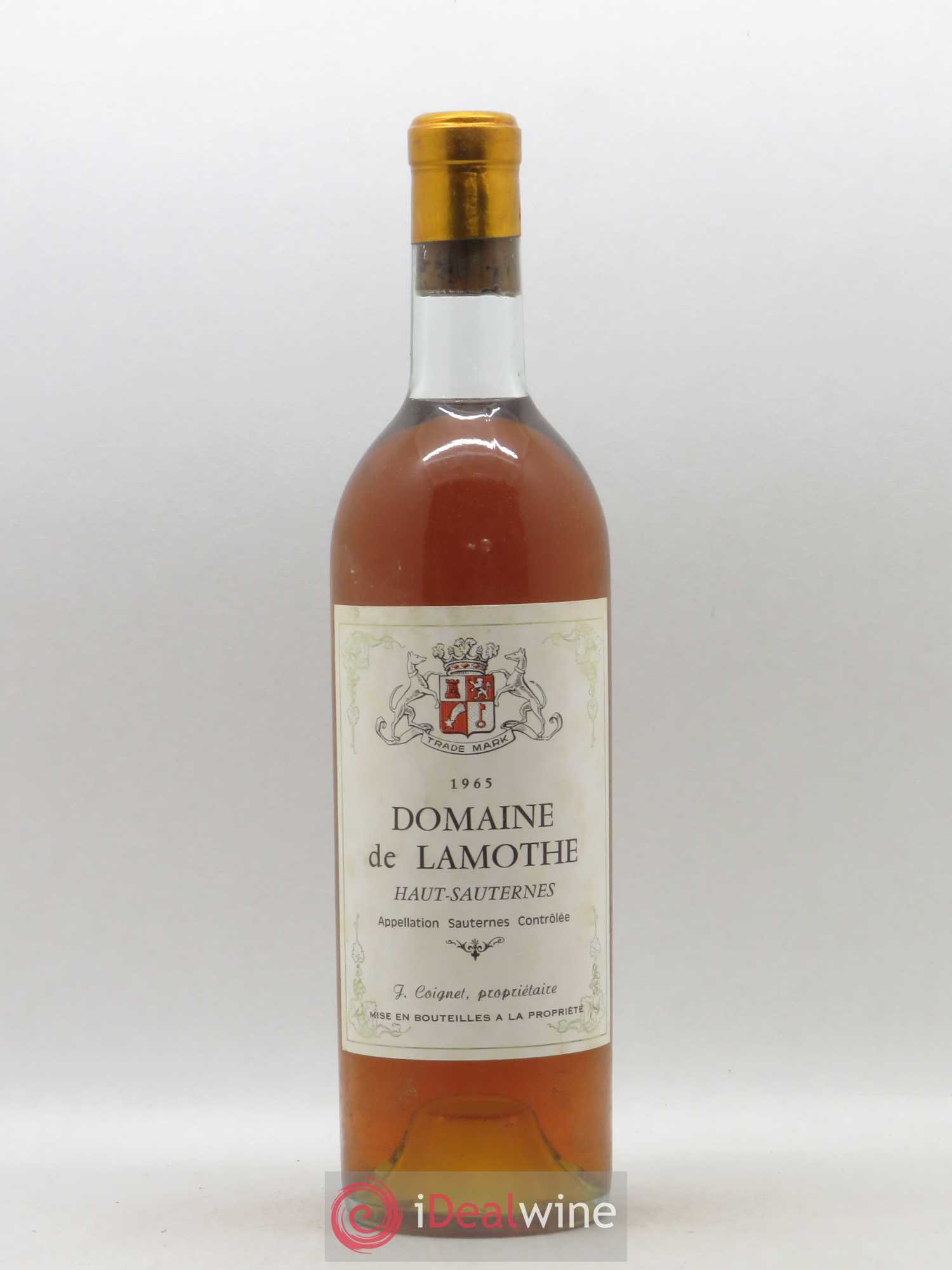 Sauternes Domaine de Lamothe 1965 - Lotto di 1 bottiglia - 0