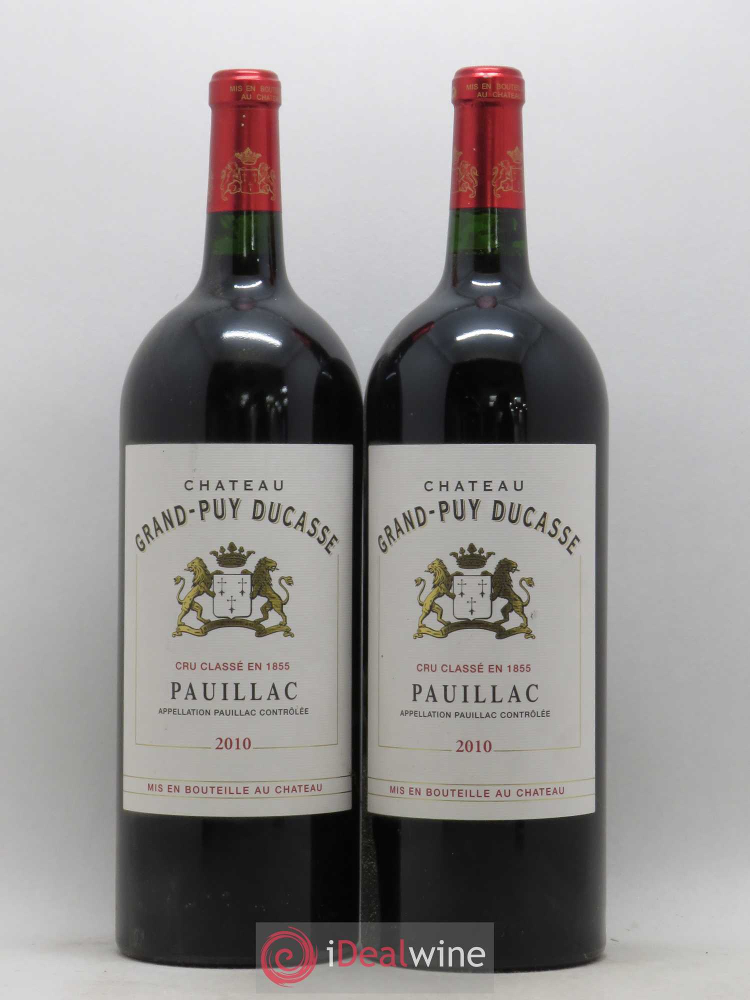 Château Grand Puy Ducasse 5ème Grand Cru Classé 2010 - Lot de 2 magnums - 0