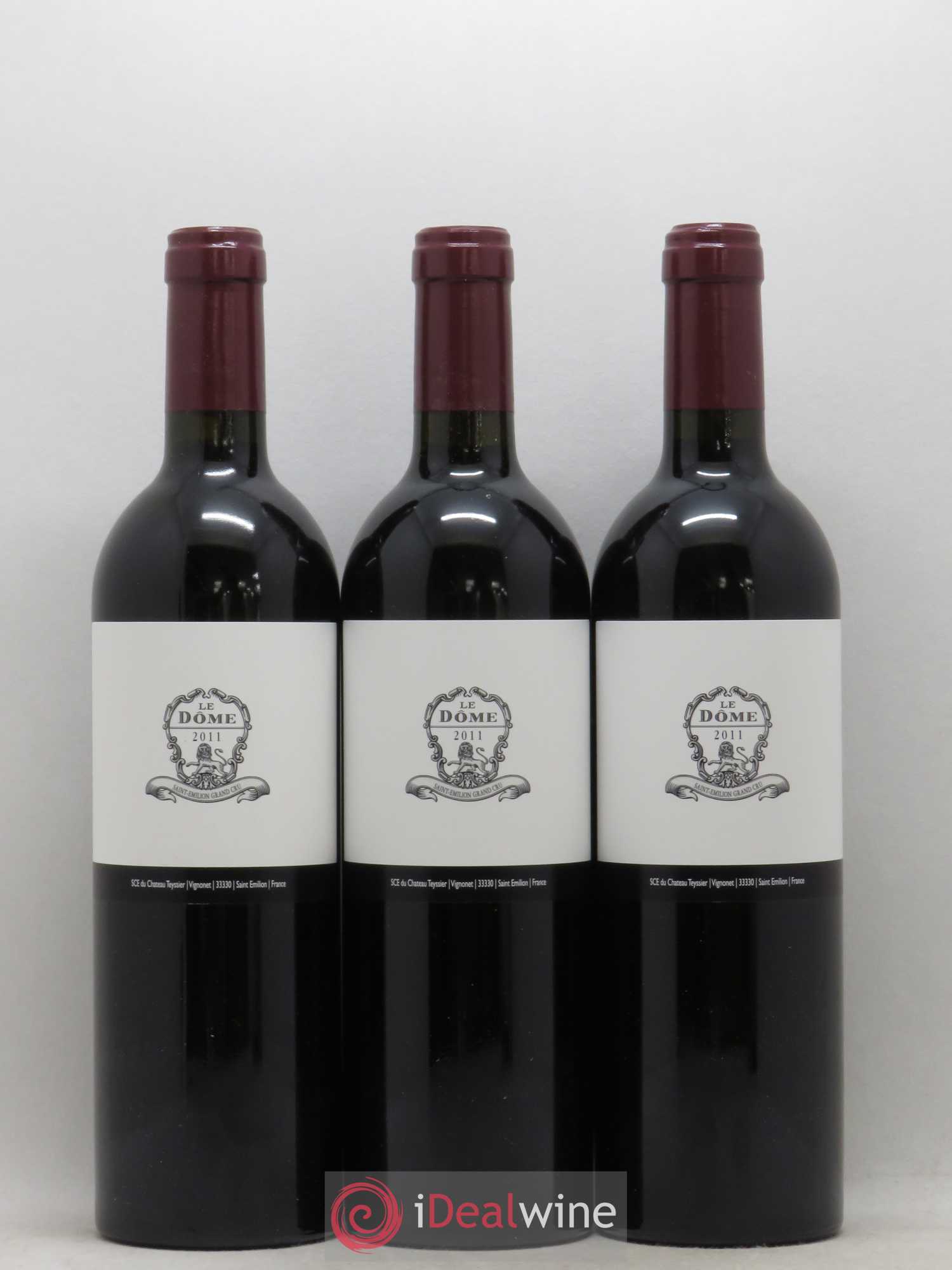 Saint-Émilion Grand Cru Le Dome Château Teyssier 2011 - Lotto di 6 bottiglie - 1