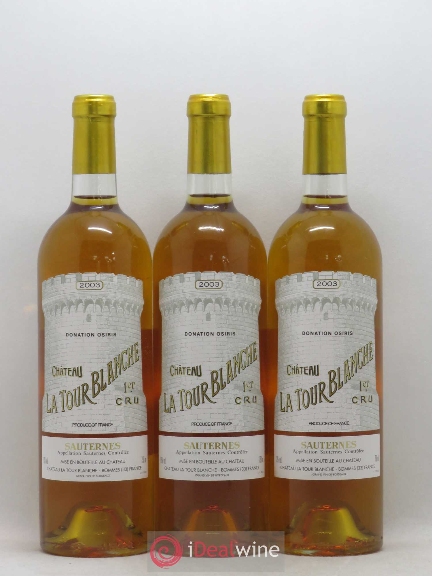 Château la Tour Blanche 1er Grand Cru Classé 2003 - Lotto di 12 bottiglie - 4