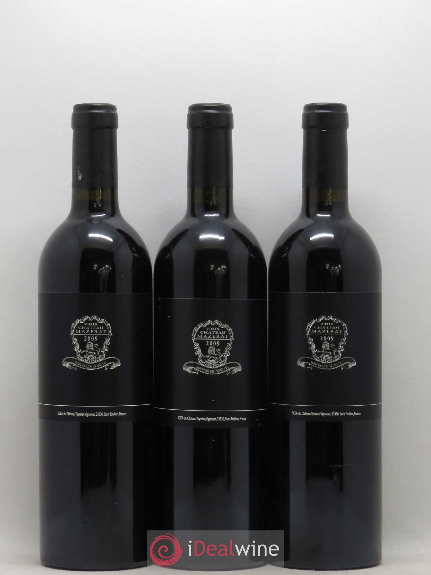 Saint-Émilion Grand Cru Vieux Château Mazerat Château Teyssier 2009 - Lot de 6 bouteilles - 2