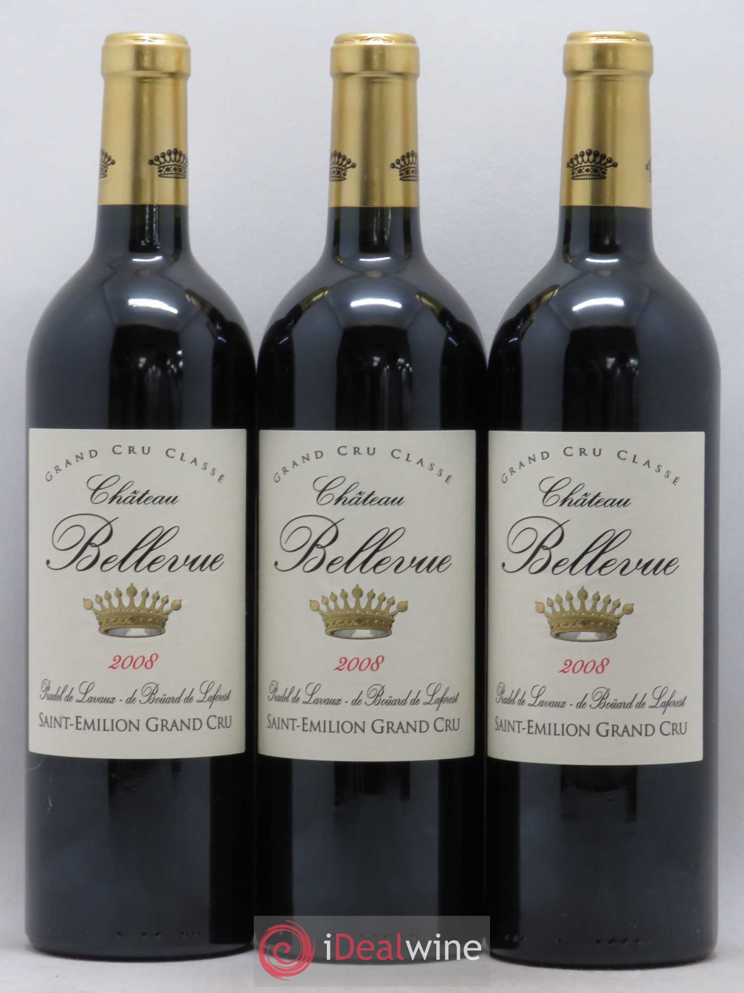 Château Bellevue Grand Cru Classé 2008 - Lot de 12 bouteilles - 1