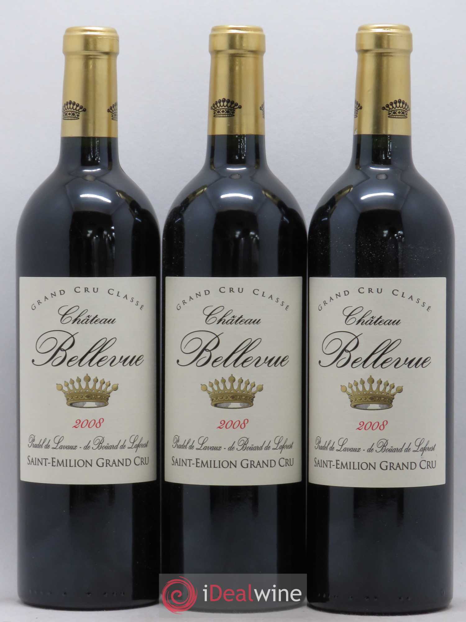 Château Bellevue Grand Cru Classé 2008 - Lot de 12 bouteilles - 2