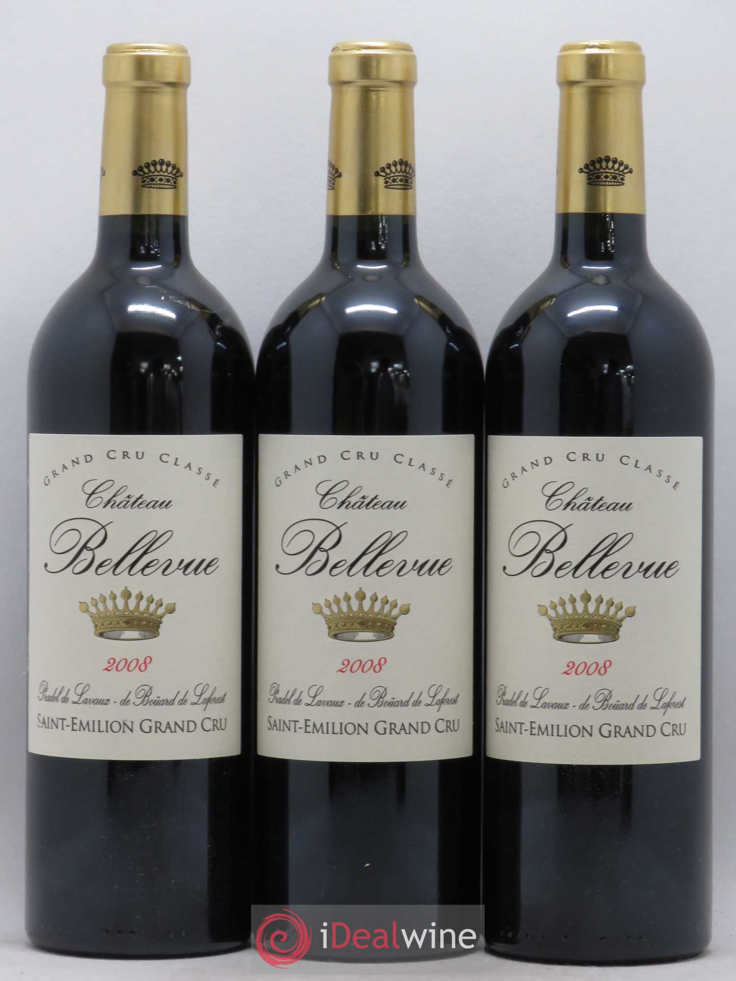Château Bellevue Grand Cru Classé 2008 - Lot de 12 bouteilles - 3