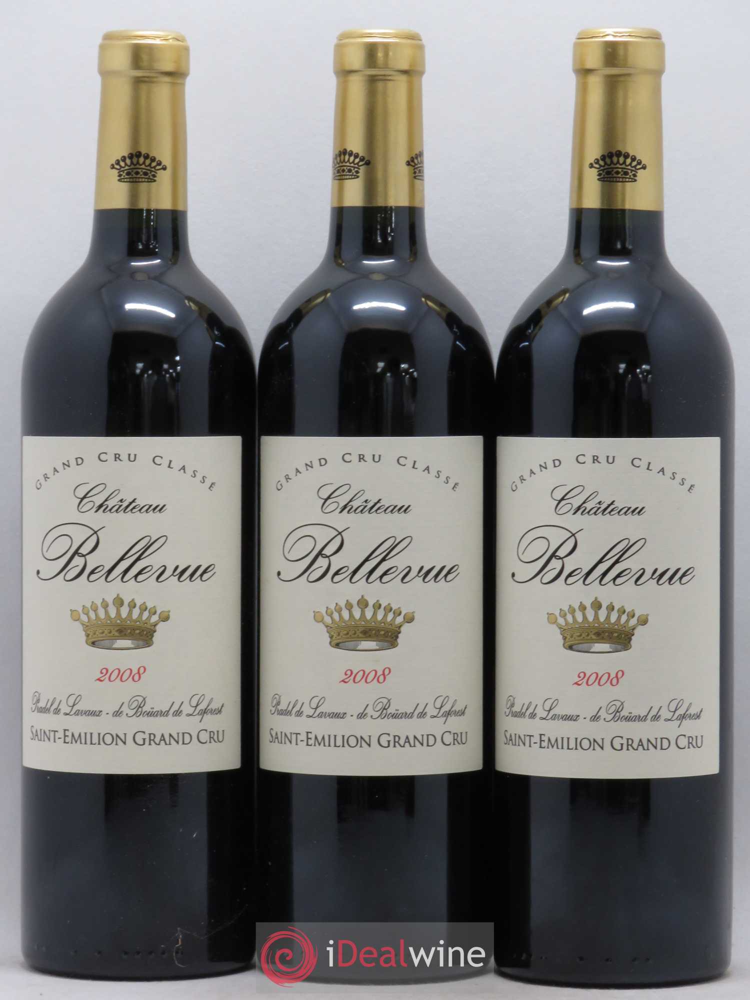 Château Bellevue Grand Cru Classé 2008 - Lot de 12 bouteilles - 1