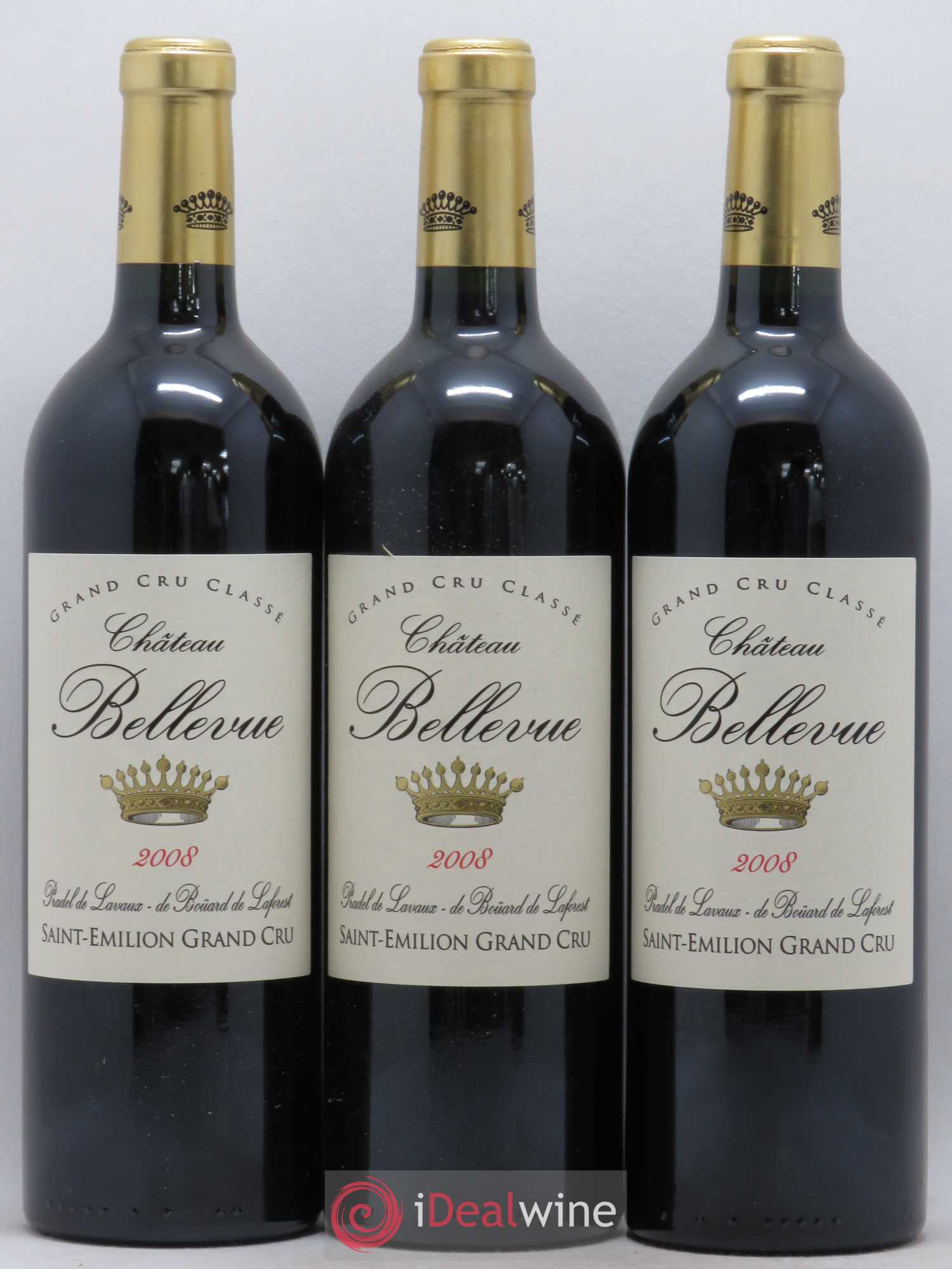 Château Bellevue Grand Cru Classé 2008 - Lot de 12 bouteilles - 4