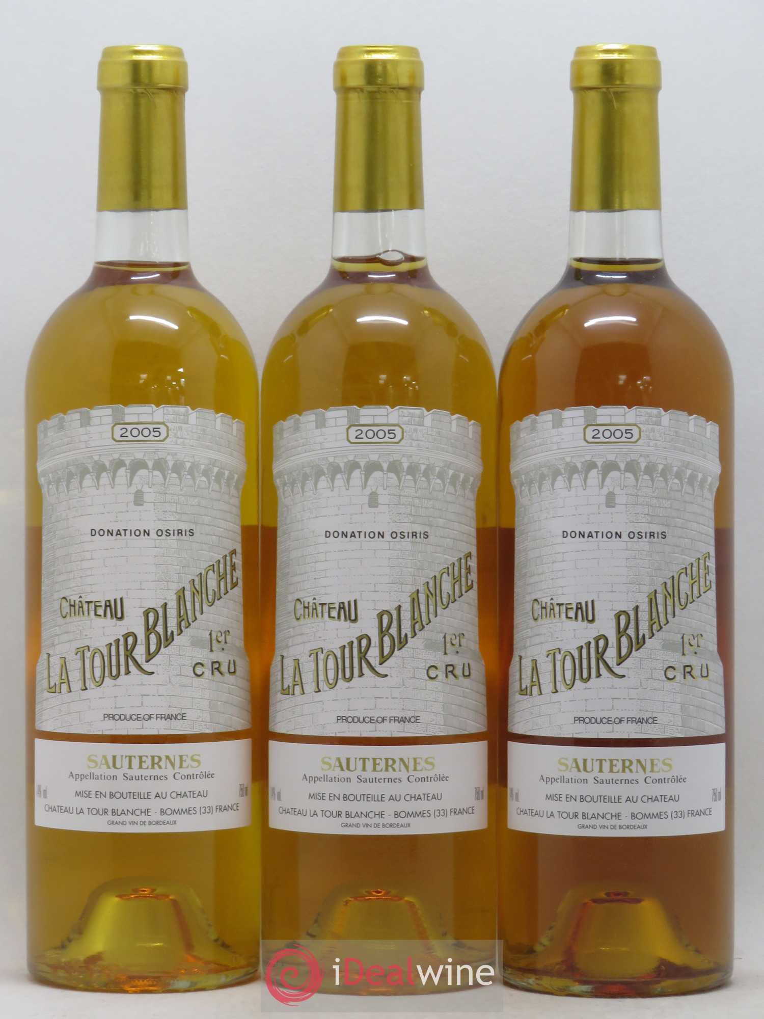 Château la Tour Blanche 1er Grand Cru Classé Donation Osiris 2005 - Lot de 6 bouteilles - 2