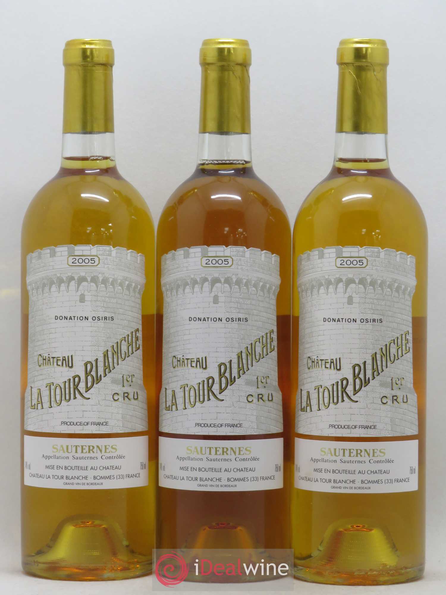 Château la Tour Blanche 1er Grand Cru Classé Donation Osiris 2005 - Lotto di 6 bottiglie - 1