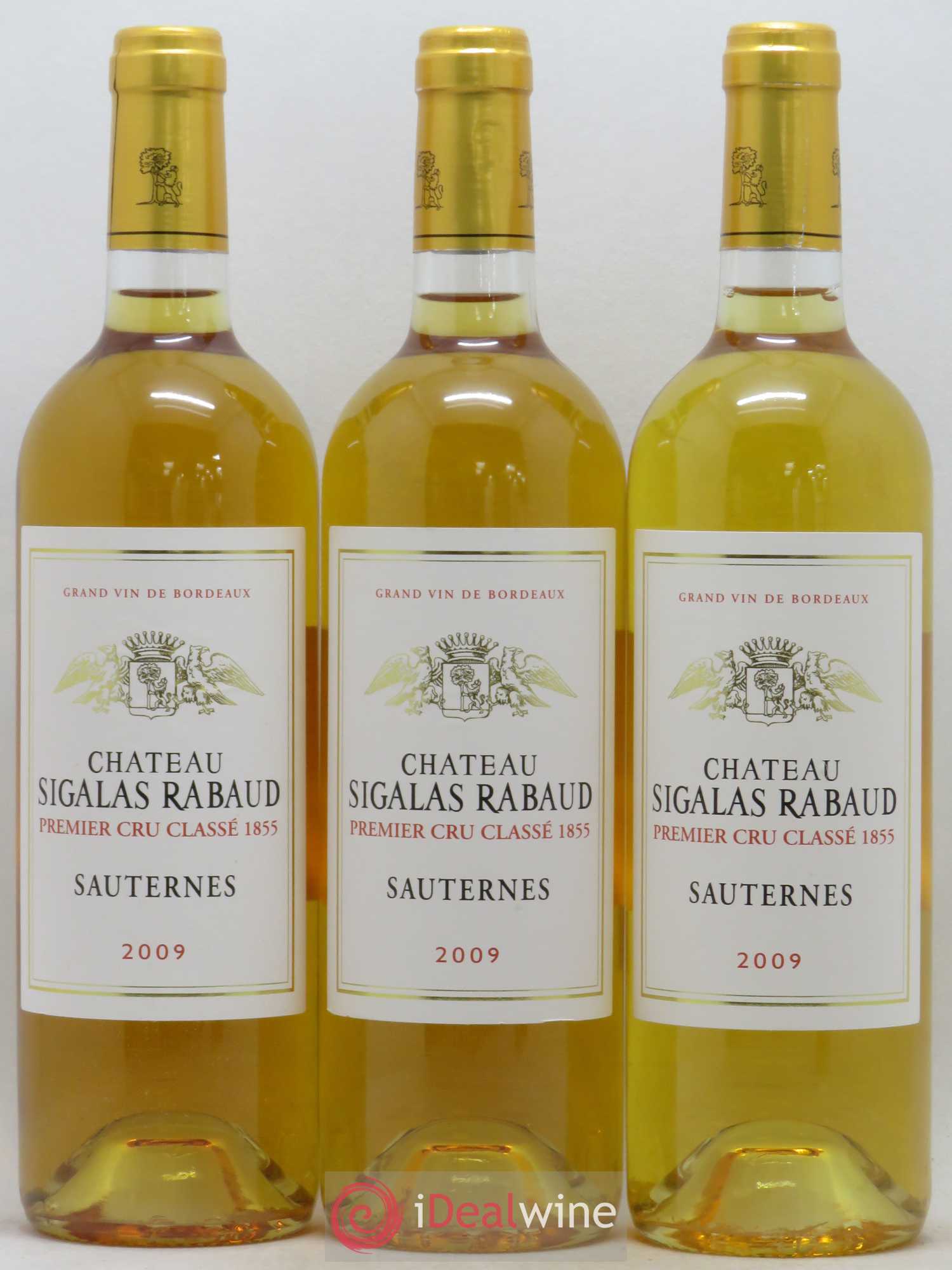 Château Sigalas Rabaud 1er Grand Cru Classé 2009 - Lotto di 12 bottiglie - 2