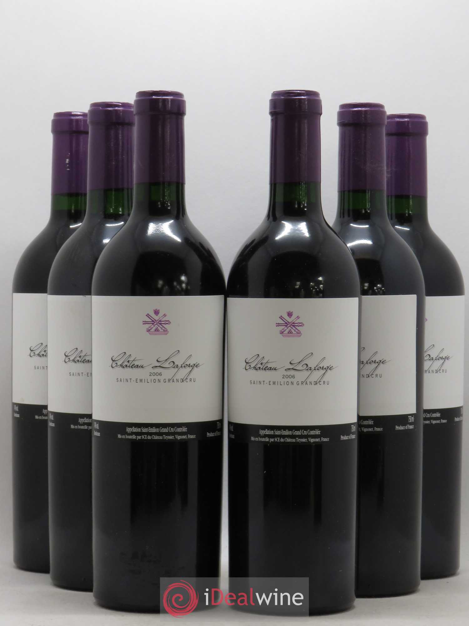 Saint-Émilion Grand Cru Château Laforge (sans prix de réserve) 2006 - Posten von 6 Flaschen - 0