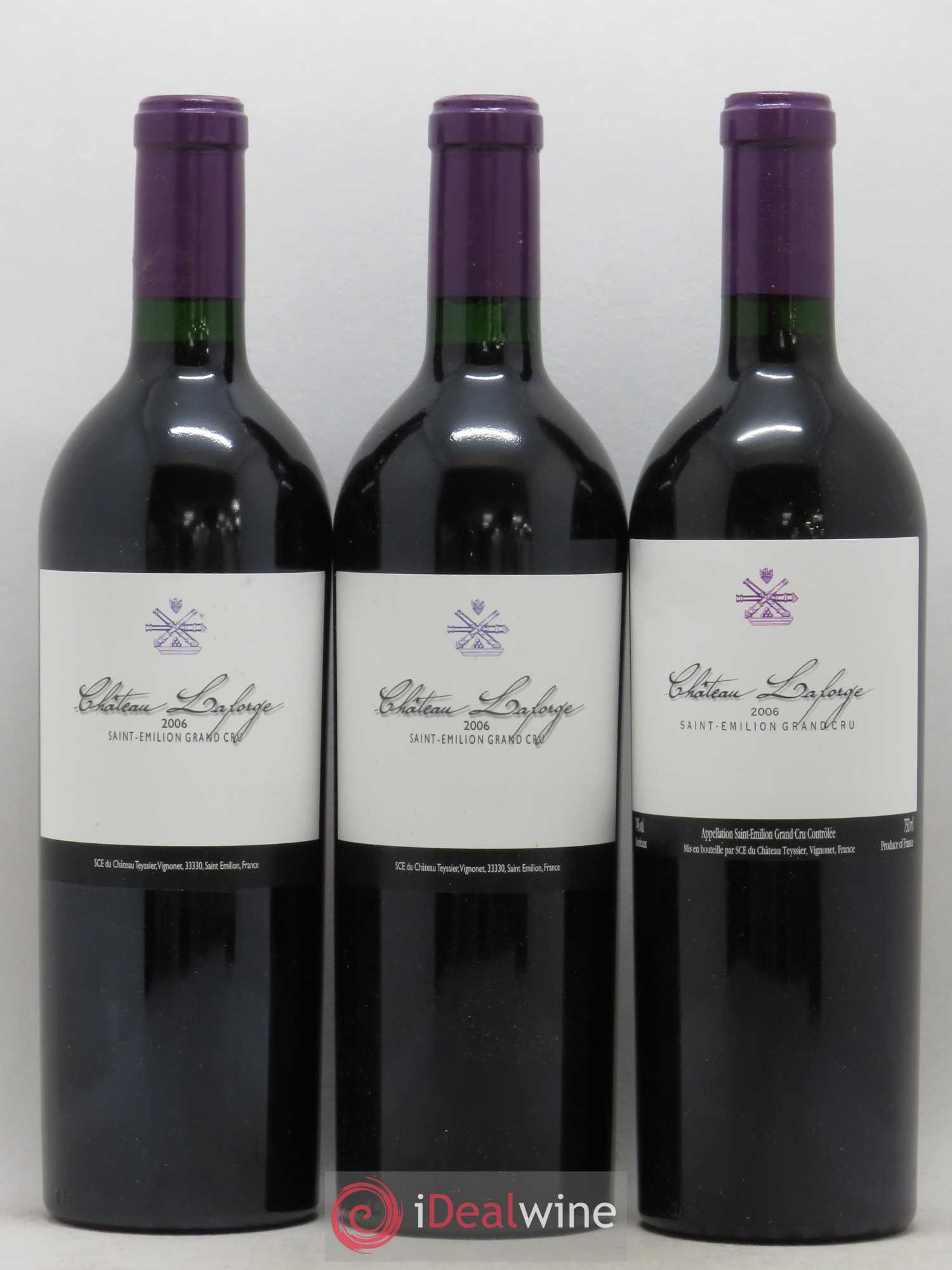 Saint-Émilion Grand Cru Château Laforge 2006 - Lot de 6 bouteilles - 1