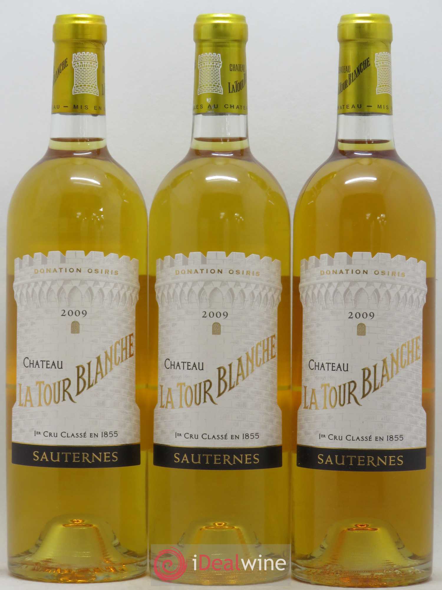 Château la Tour Blanche 1er Grand Cru Classé Donation Osiris 2009 - Lotto di 12 bottiglie - 1