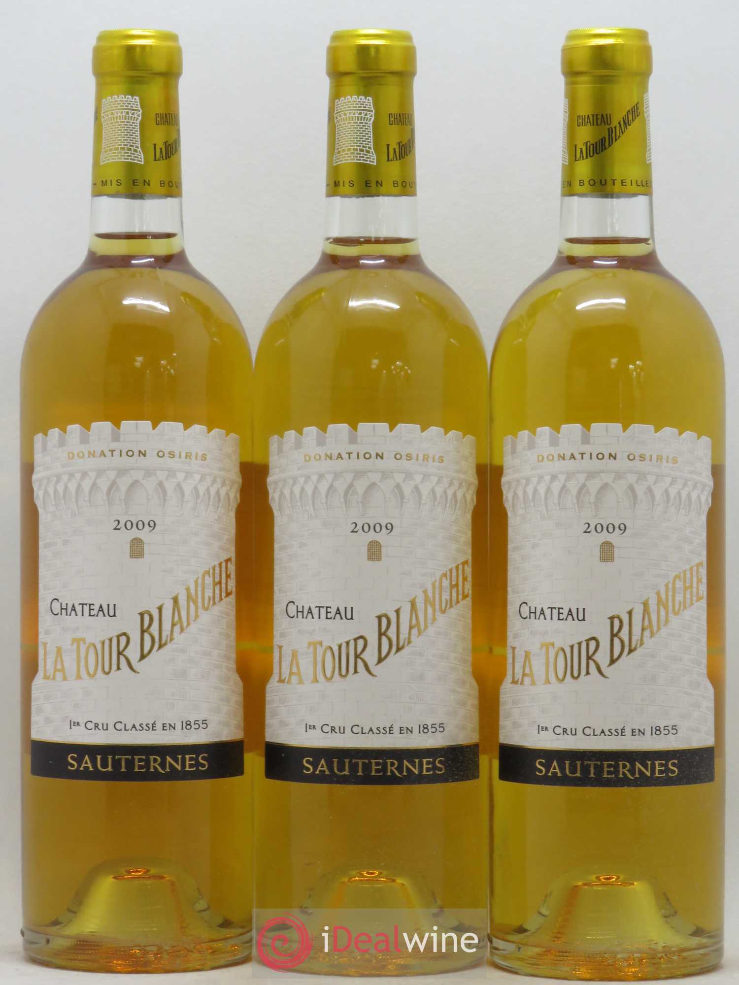 Château la Tour Blanche 1er Grand Cru Classé Donation Osiris 2009 - Lotto di 12 bottiglie - 3