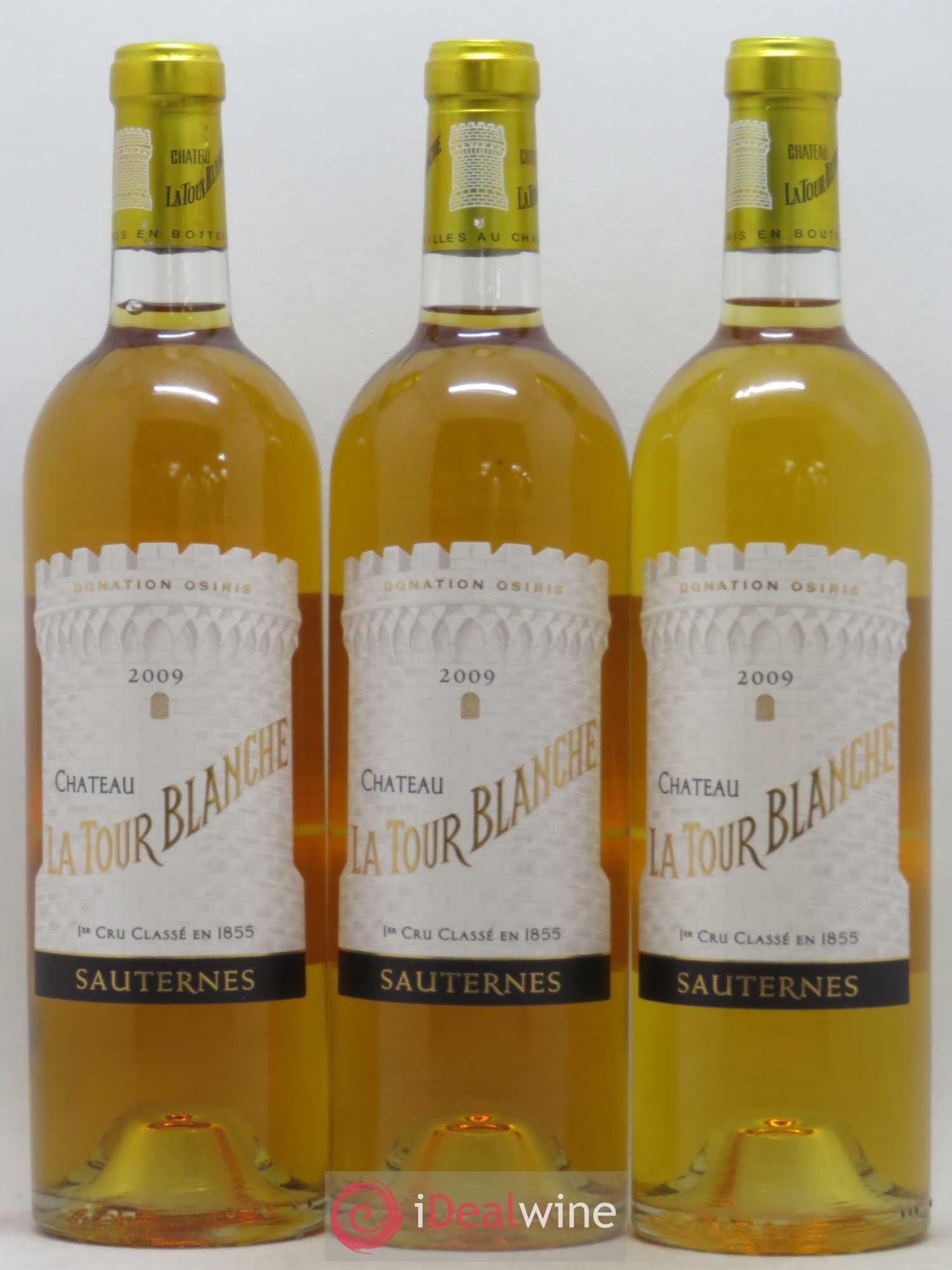 Château la Tour Blanche 1er Grand Cru Classé Donation Osiris 2009 - Lotto di 12 bottiglie - 1