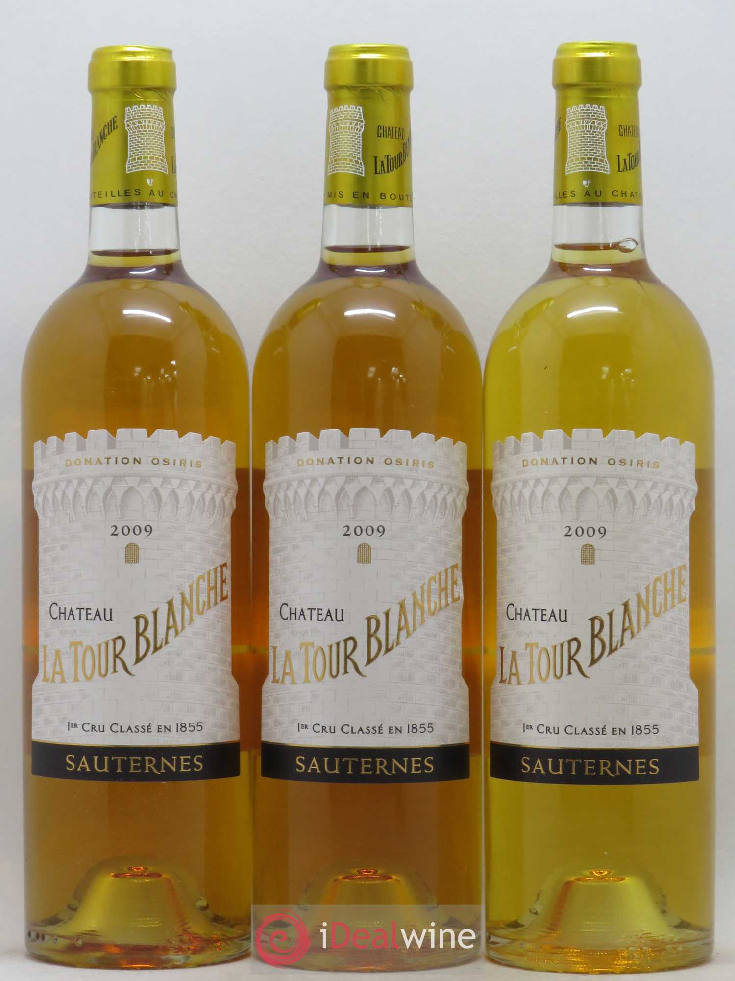 Château la Tour Blanche 1er Grand Cru Classé Donation Osiris 2009 - Lotto di 12 bottiglie - 3