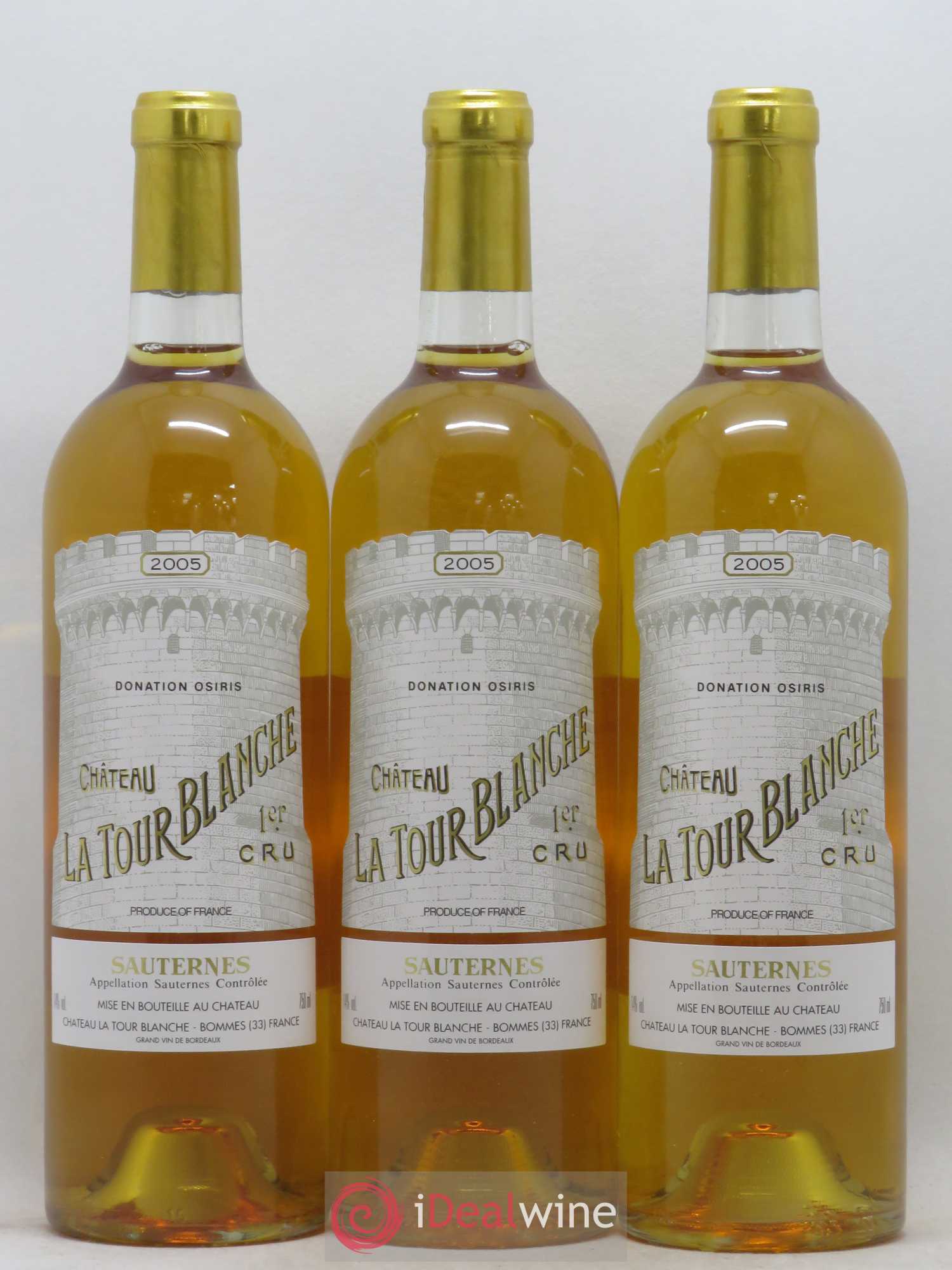 Château la Tour Blanche 1er Grand Cru Classé Donation Osiris 2005 - Lotto di 6 bottiglie - 1