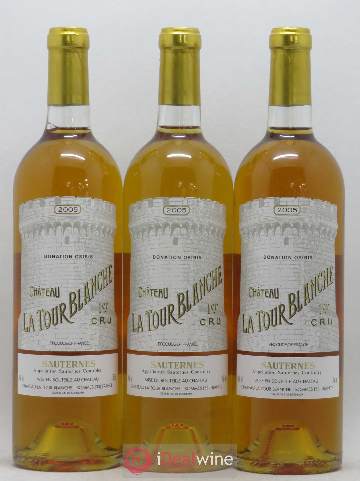 Château la Tour Blanche 1er Grand Cru Classé Donation Osiris 2005 - Lotto di 6 bottiglie - 2