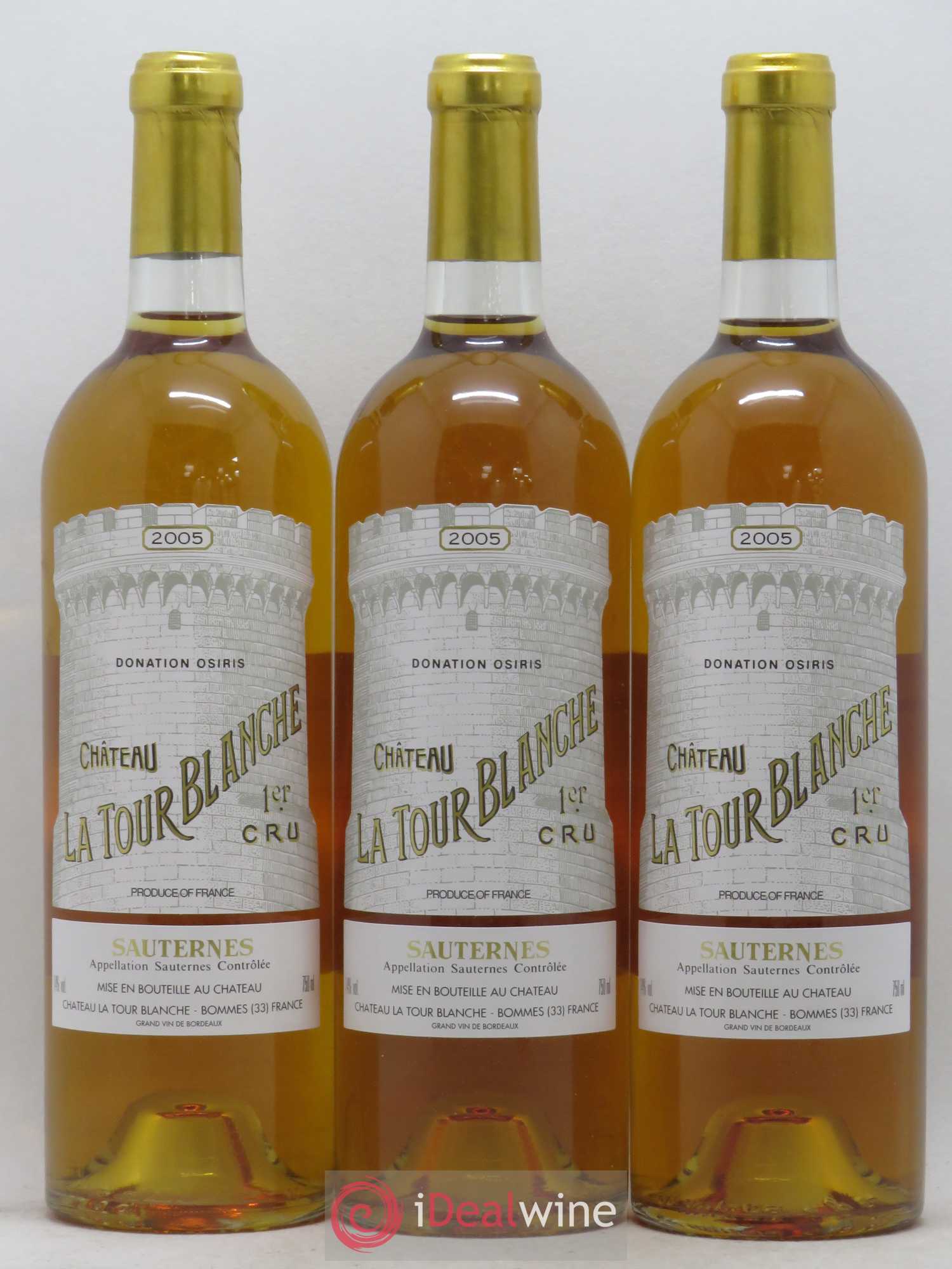 Château la Tour Blanche 1er Grand Cru Classé Donation Osiris 2005 - Lotto di 6 bottiglie - 1