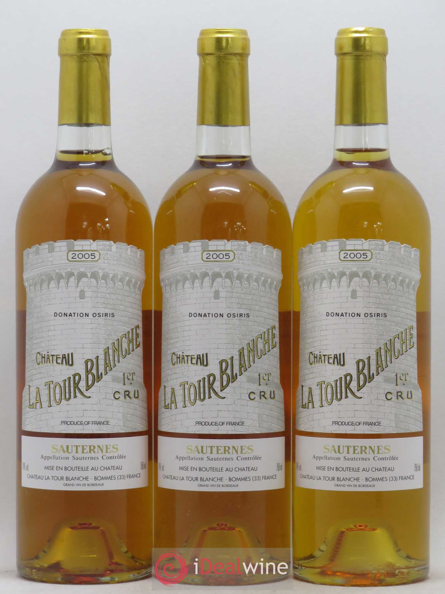 Château la Tour Blanche 1er Grand Cru Classé Donation Osiris 2005 - Lotto di 6 bottiglie - 2