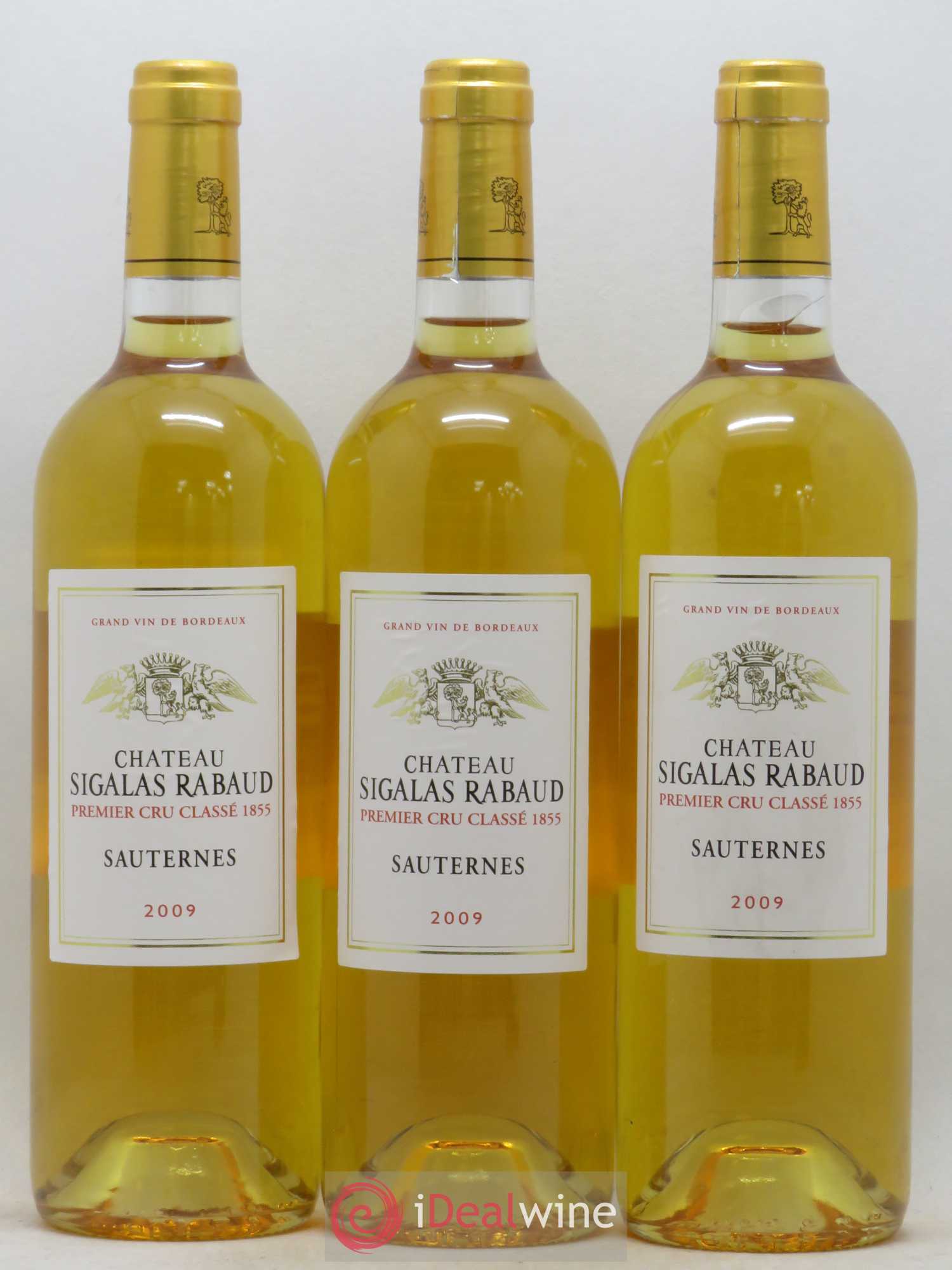 Château Sigalas Rabaud 1er Grand Cru Classé 2009 - Lotto di 12 bottiglie - 1