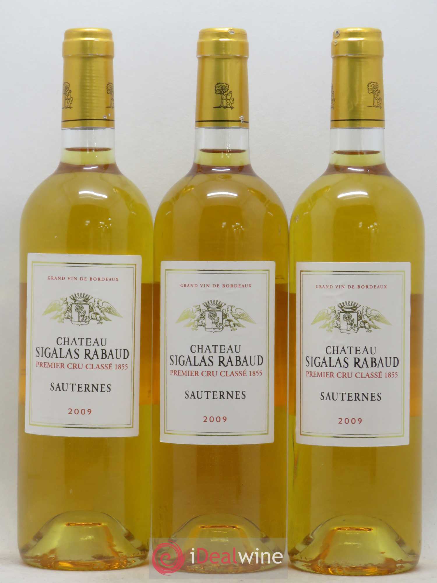 Château Sigalas Rabaud 1er Grand Cru Classé 2009 - Lotto di 12 bottiglie - 3