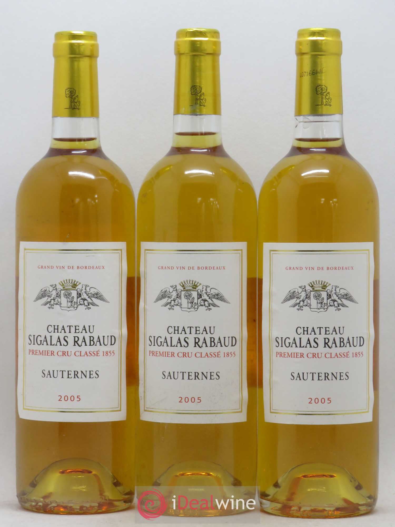 Château Sigalas Rabaud 1er Grand Cru Classé 2005 - Lot de 12 bouteilles - 4