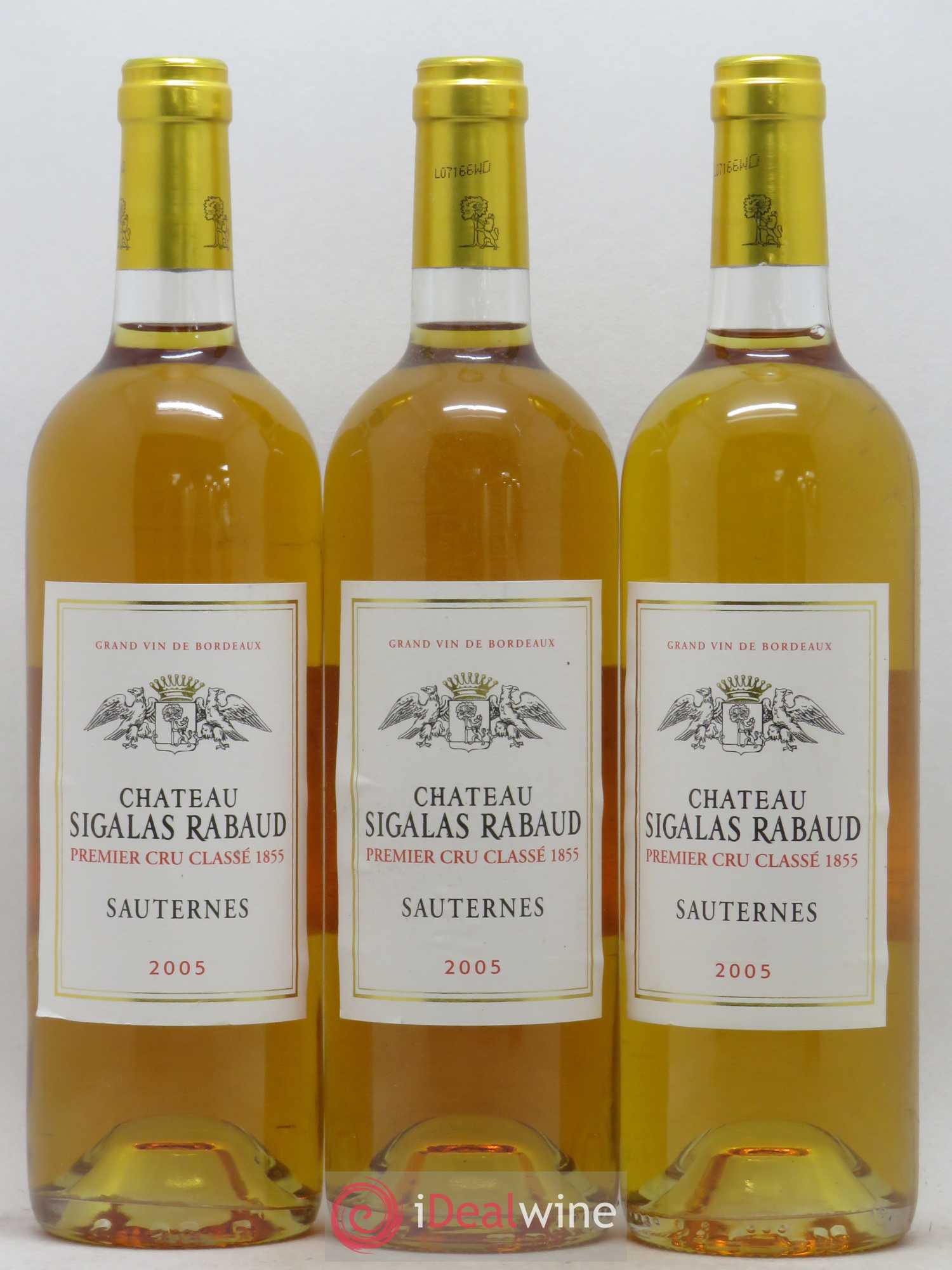 Château Sigalas Rabaud 1er Grand Cru Classé 2005 - Lotto di 12 bottiglie - 2
