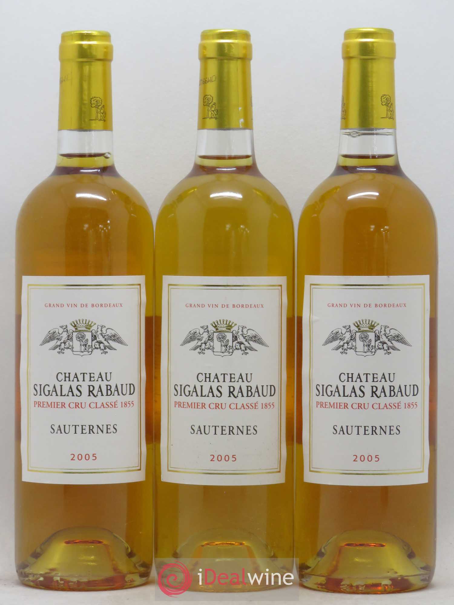 Château Sigalas Rabaud 1er Grand Cru Classé 2005 - Lotto di 12 bottiglie - 3