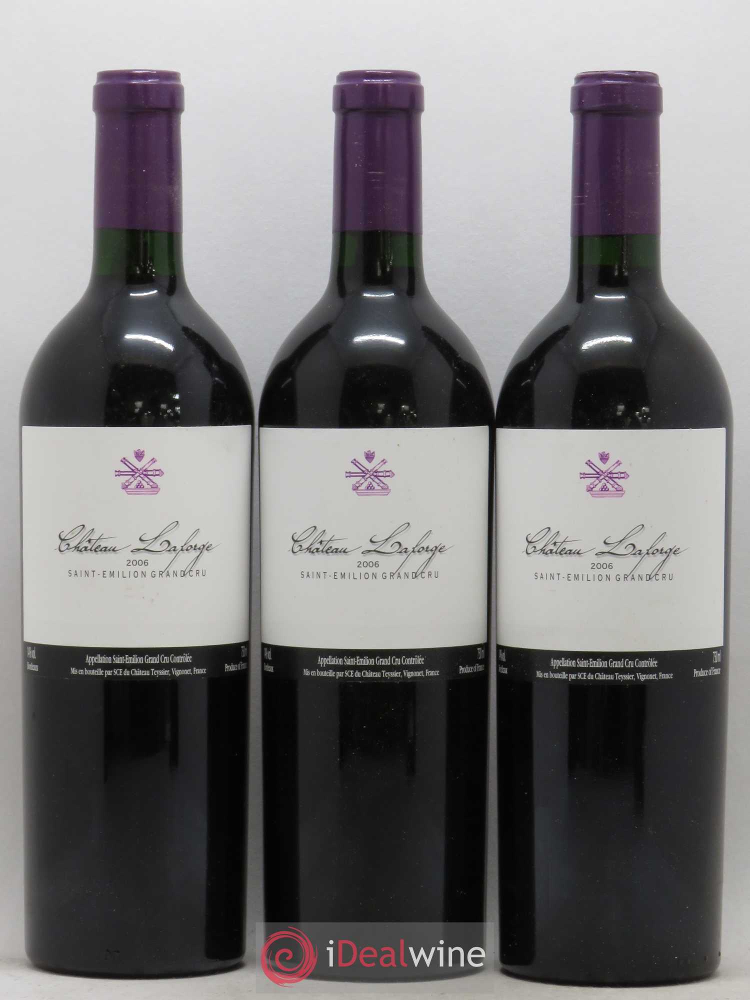 Saint-Émilion Grand Cru Château Laforge 2006 - Posten von 6 Flaschen - 1