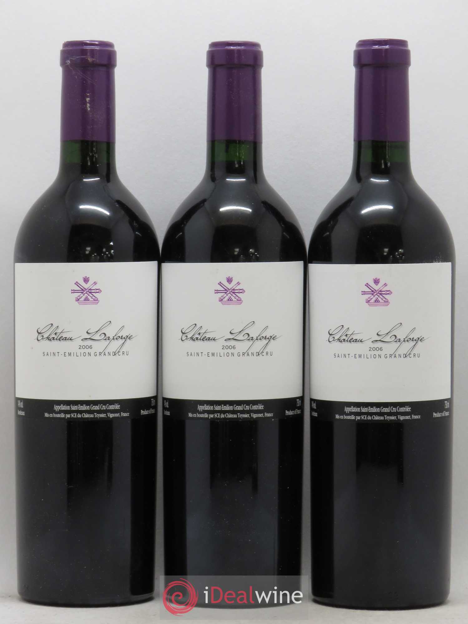 Saint-Émilion Grand Cru Château Laforge 2006 - Posten von 6 Flaschen - 2