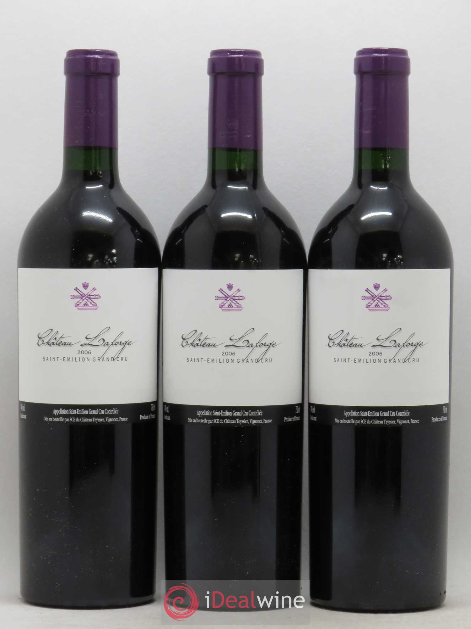 Saint-Émilion Grand Cru Château Laforge 2006 - Lot de 6 bouteilles - 1