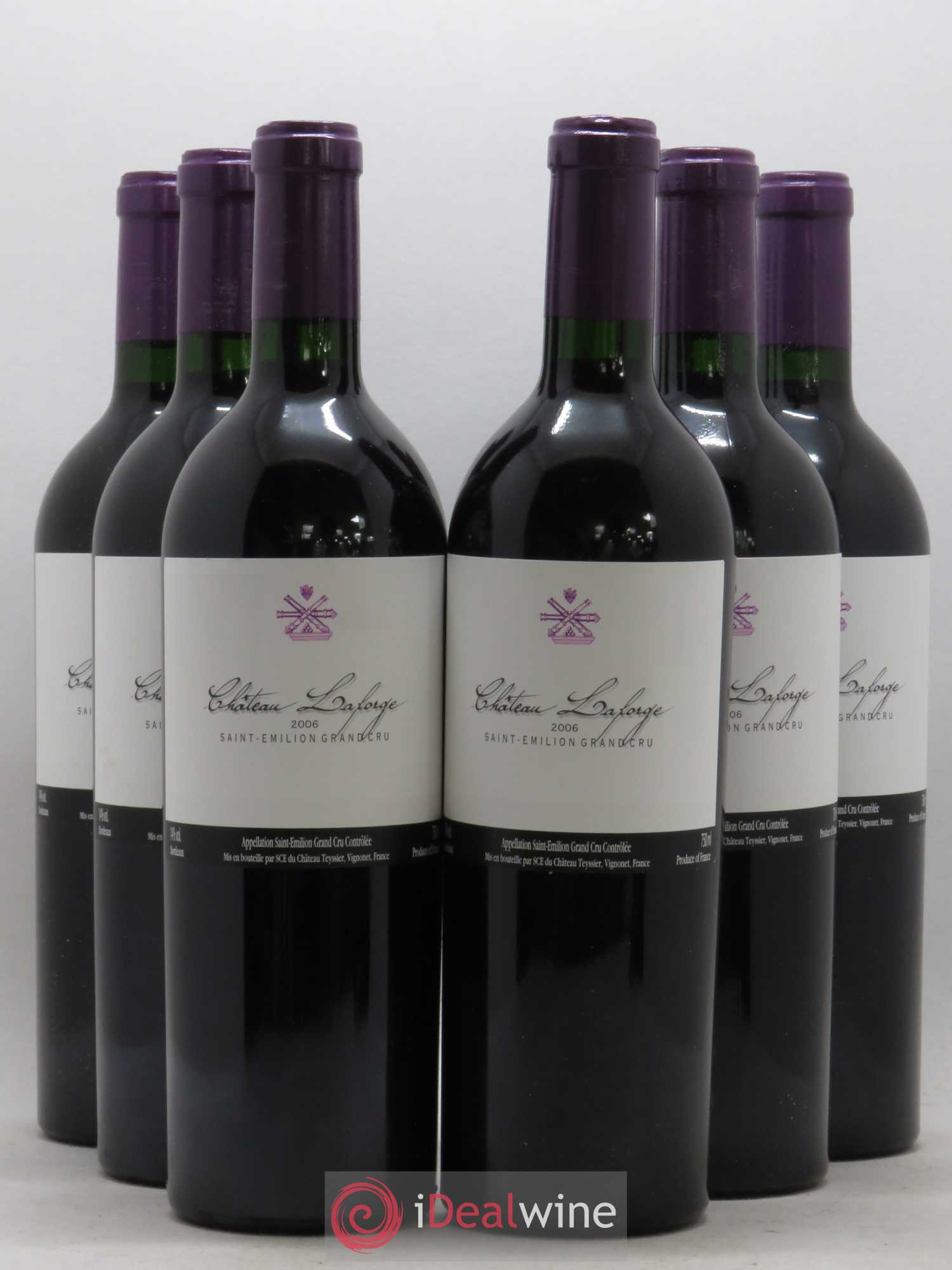 Saint-Émilion Grand Cru Château Laforge 2006 - Lot de 6 bouteilles - 0