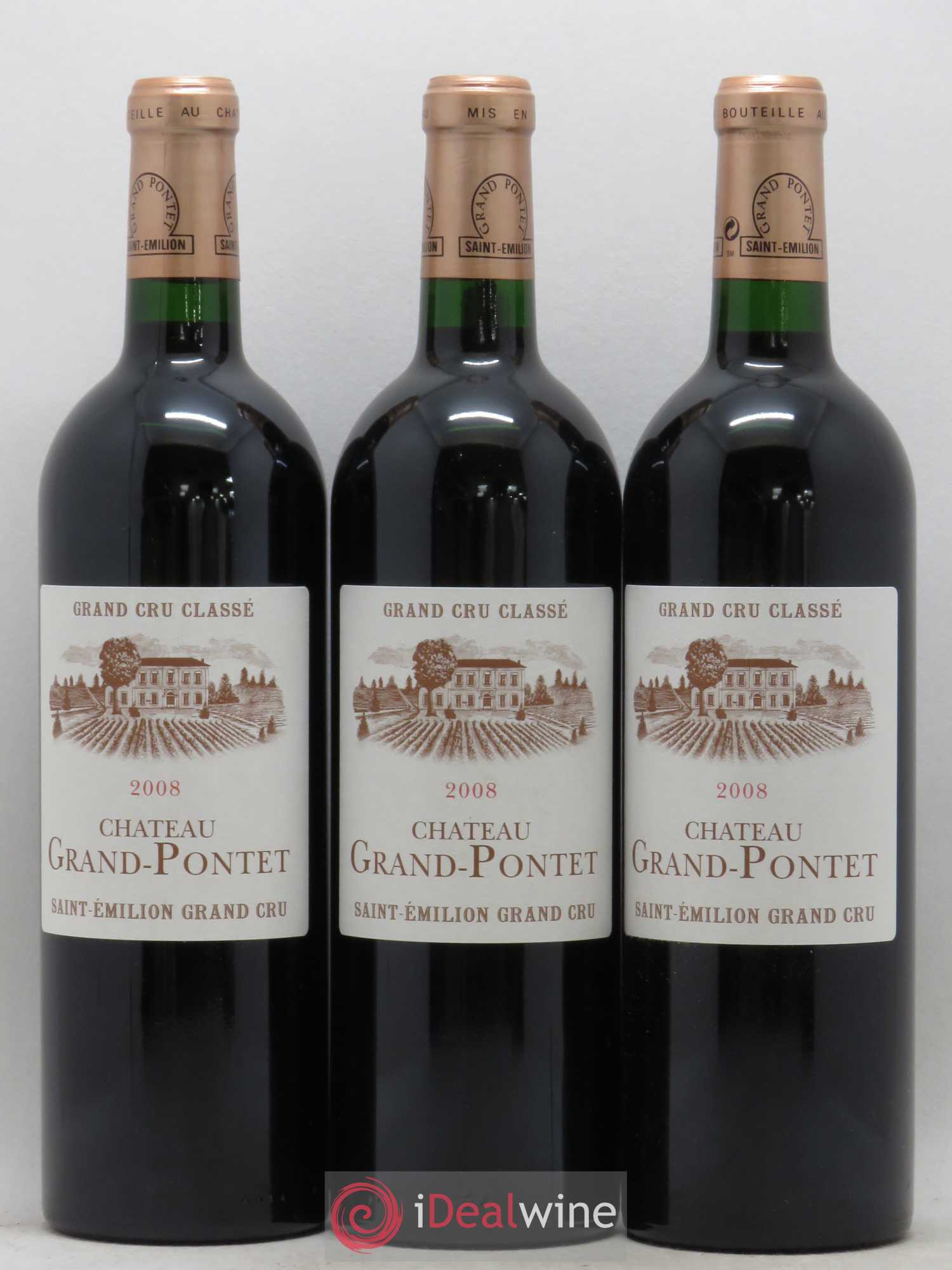 Château Grand Pontet Grand Cru Classé 2008 - Lot de 12 bouteilles - 3