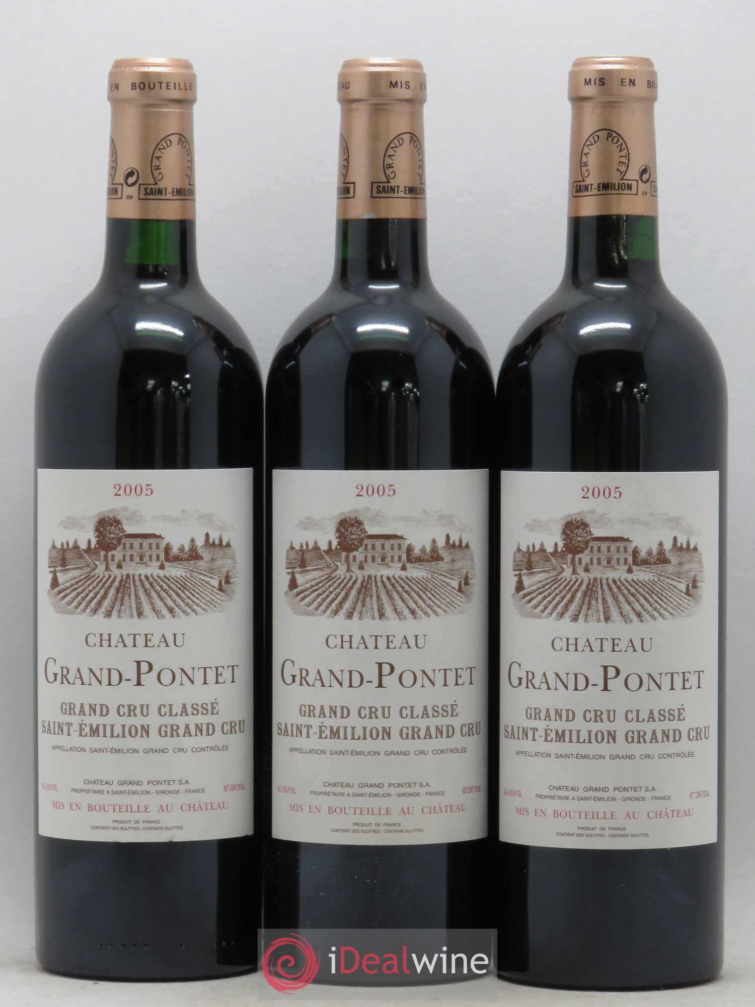 Château Grand Pontet Grand Cru Classé 2005 - Lot de 12 bouteilles - 3