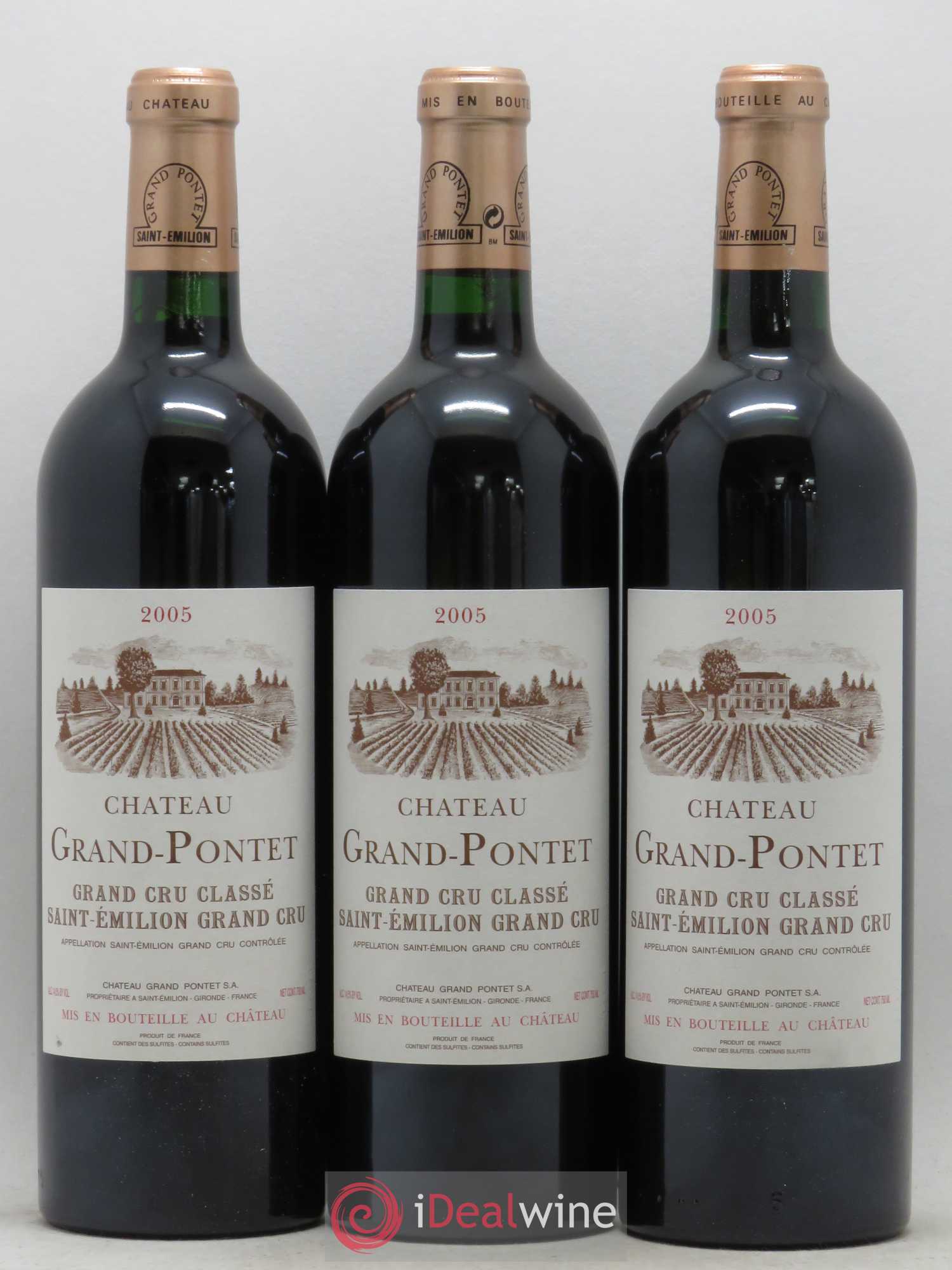 Château Grand Pontet Grand Cru Classé 2005 - Lot de 12 bouteilles - 4