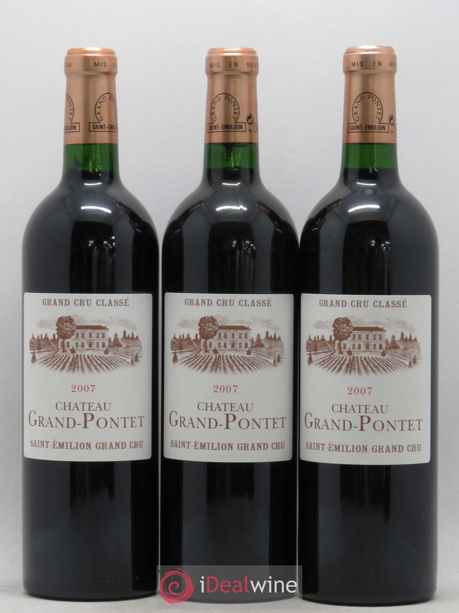 Château Grand Pontet Grand Cru Classé 2007 - Lot de 12 bouteilles - 2