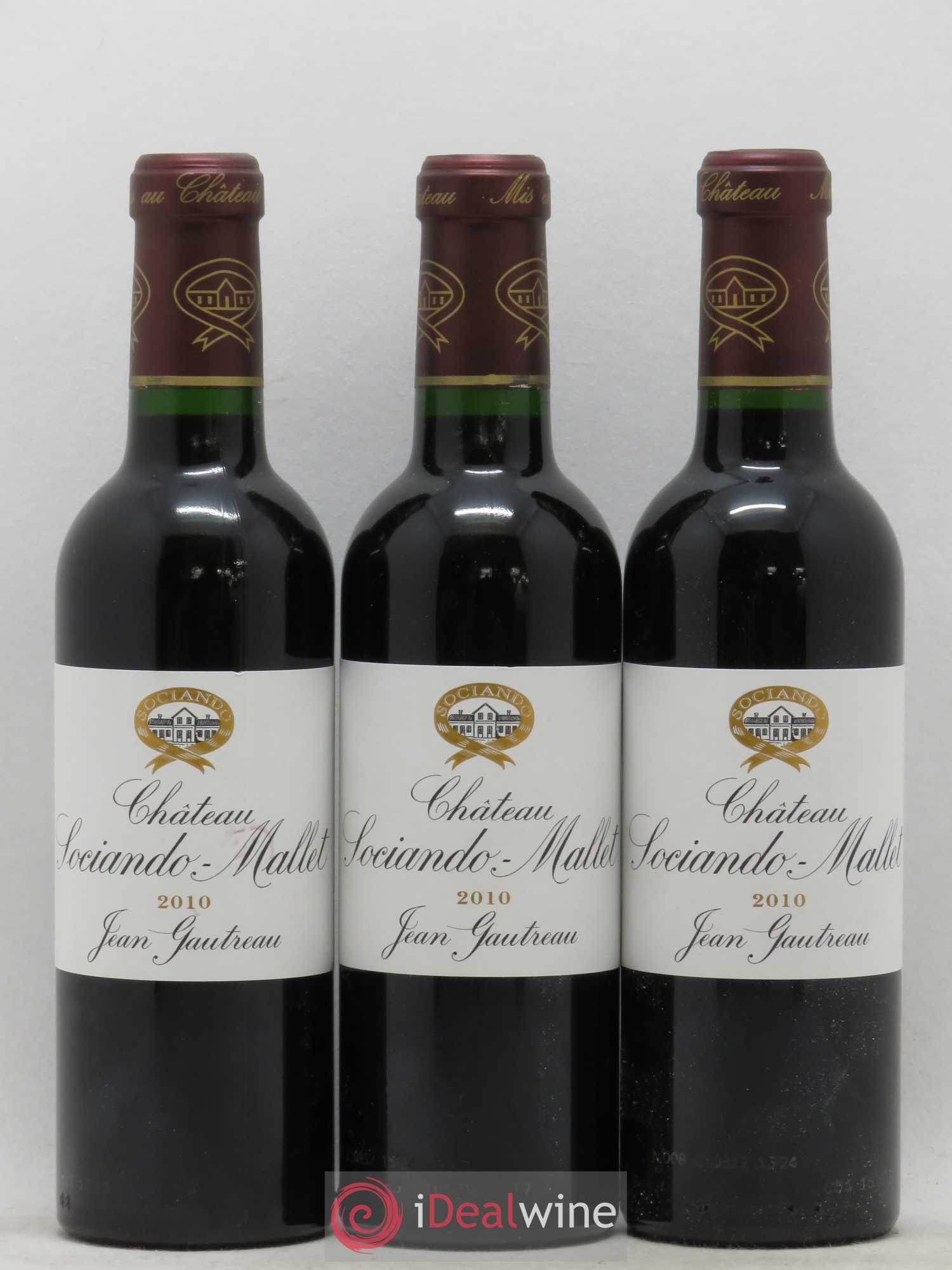 Château Sociando Mallet 2010 - Lot de 12 demi bouteilles - 3